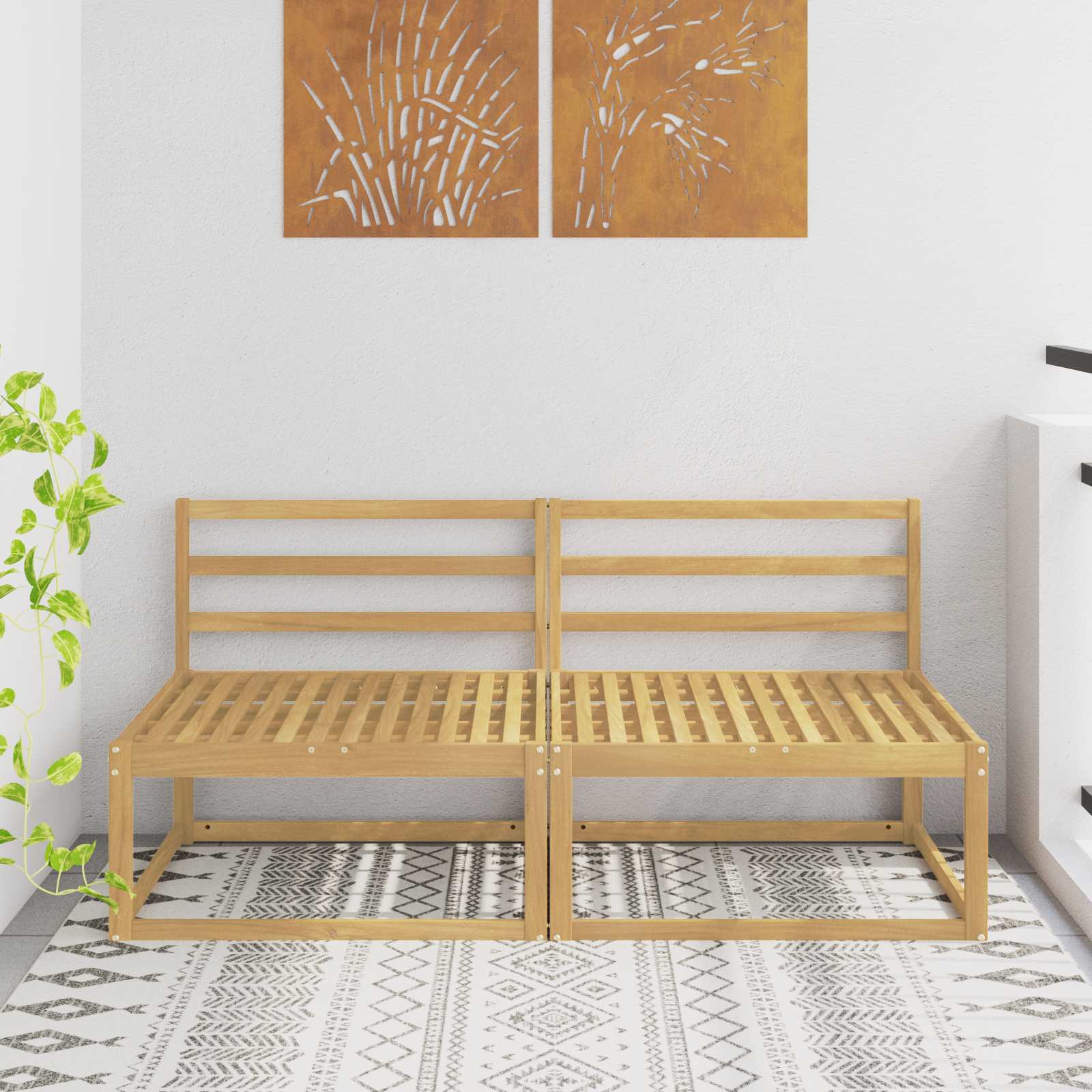 Buiten Midden Sofa Wit 158 x 83 x 73 cm is nu te koop bij PeponiXL, paradijselijk wonen!