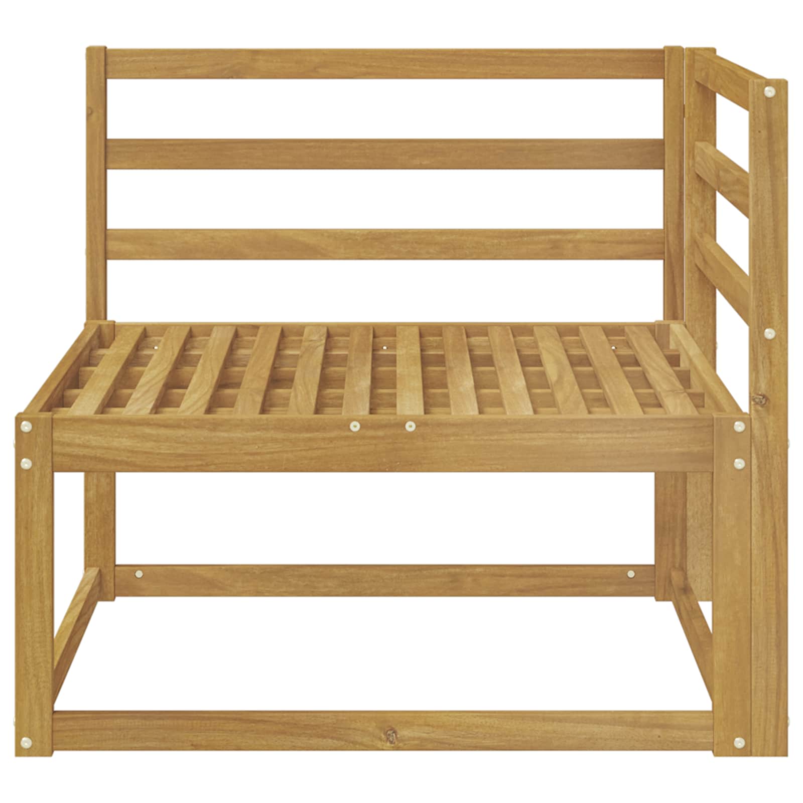 Outdoor Hoekbank Wit 83 x 83 x 73 cm is nu te koop bij PeponiXL, paradijselijk wonen!