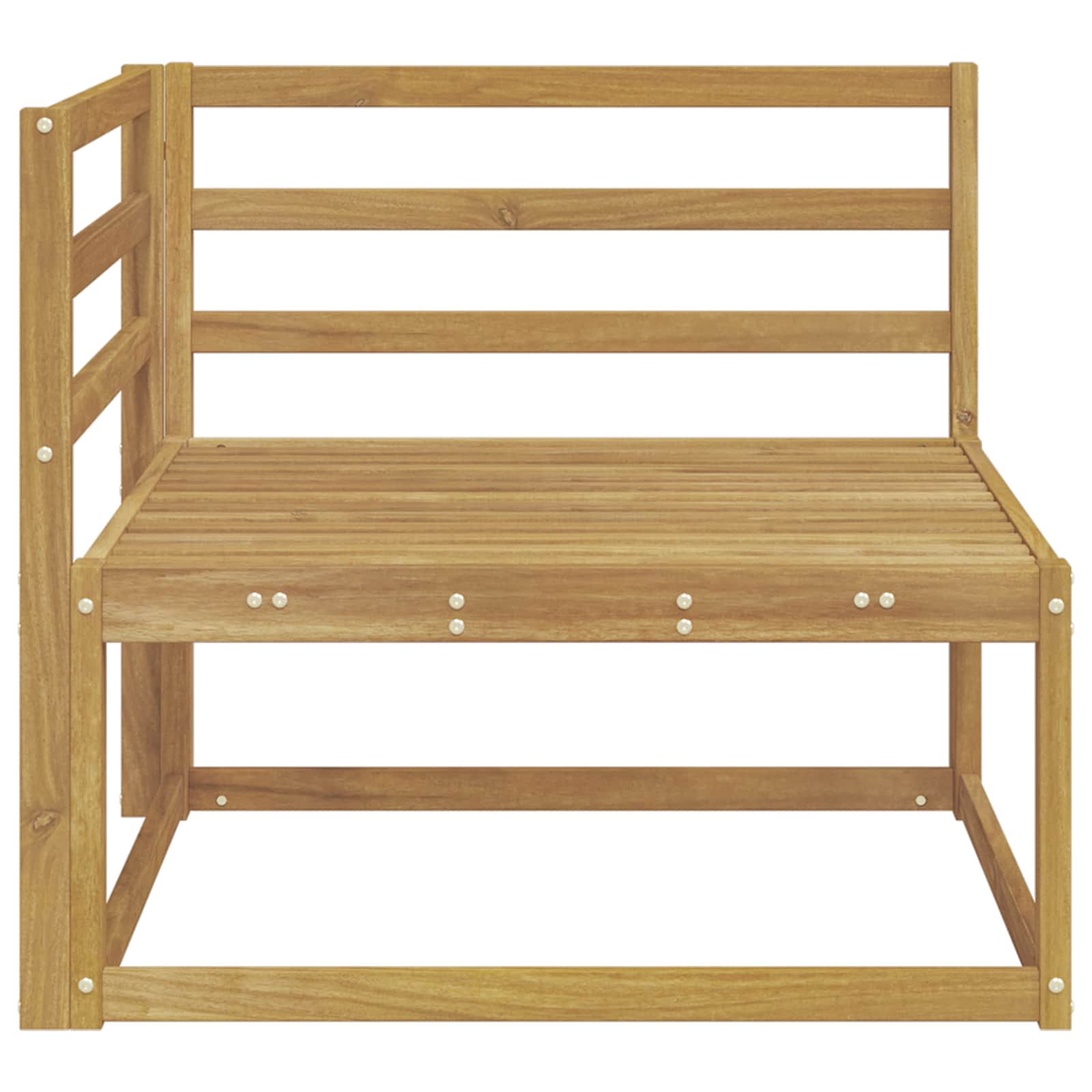 Outdoor Hoekbank Wit 83 x 83 x 73 cm is nu te koop bij PeponiXL, paradijselijk wonen!