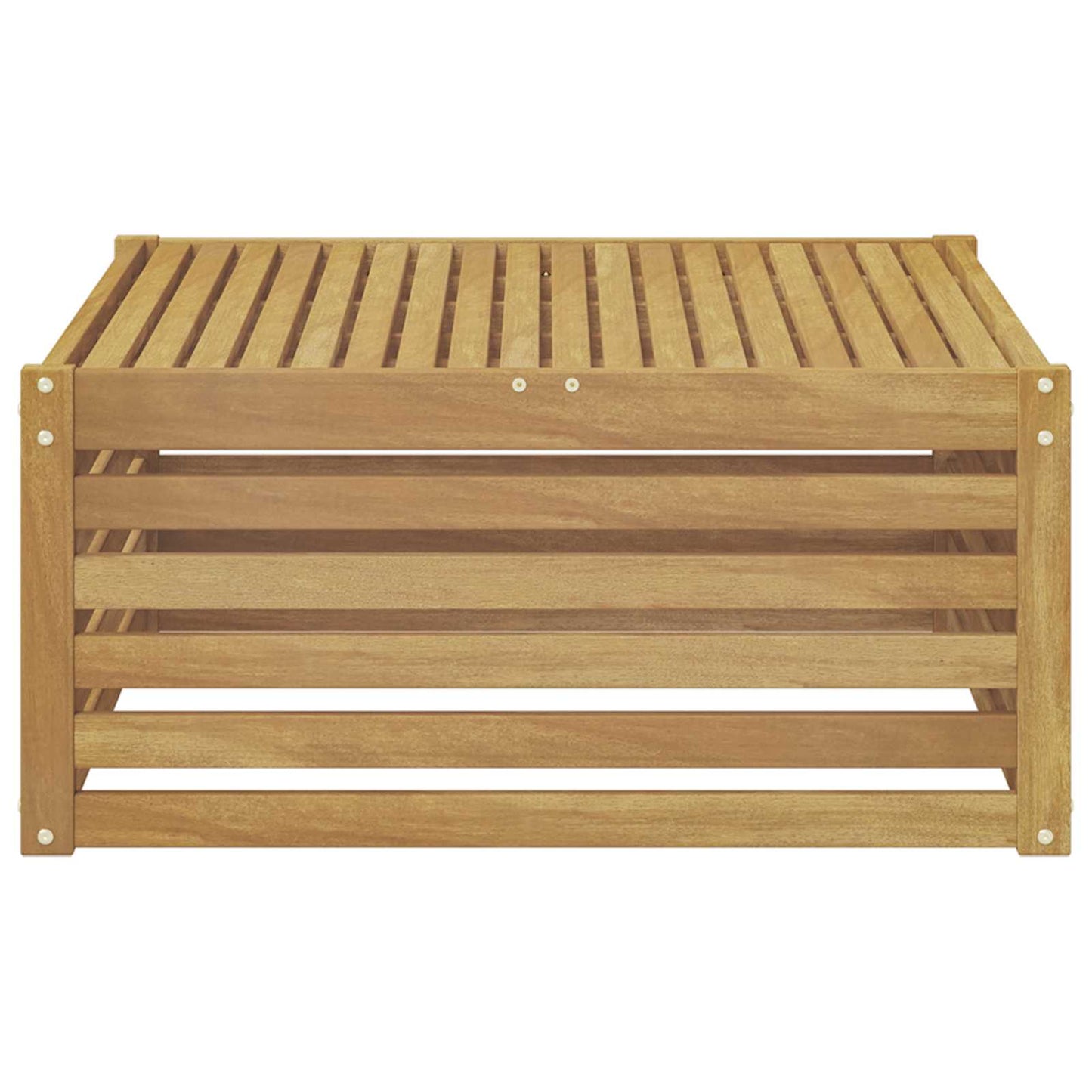 Buiten Tafel Massief Acaciahout Wit 79 x 79 x 37 cm is nu te koop bij PeponiXL, paradijselijk wonen!
