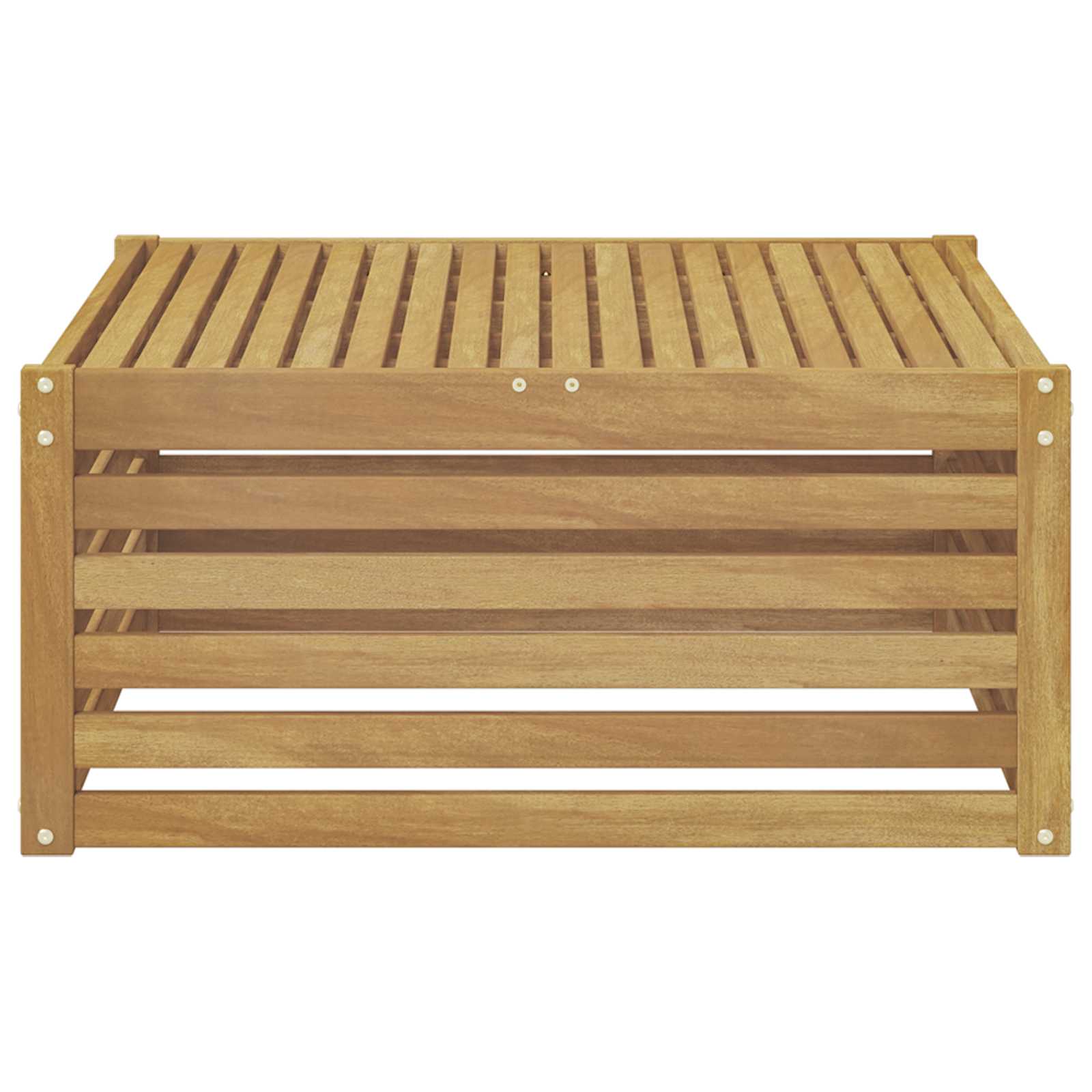 Buiten Tafel Massief Acaciahout Wit 79 x 79 x 37 cm is nu te koop bij PeponiXL, paradijselijk wonen!