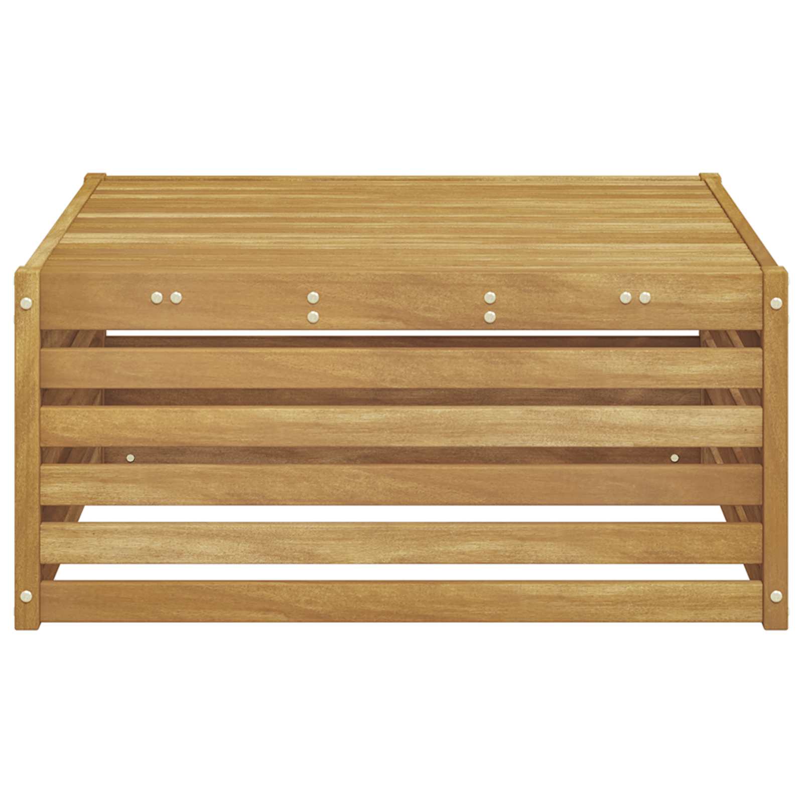 Buiten Tafel Massief Acaciahout Wit 79 x 79 x 37 cm is nu te koop bij PeponiXL, paradijselijk wonen!