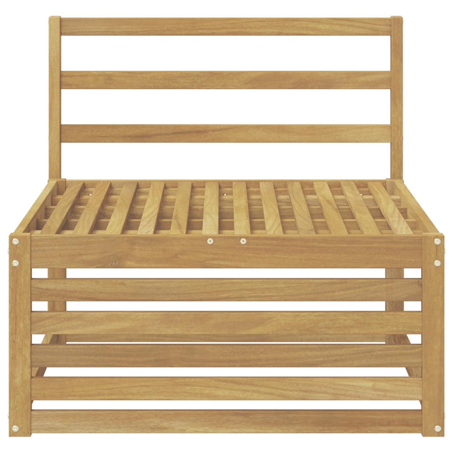Buiten Midden Sofa Massief Acaciahout Wit 83 x 79 x 73 cm is nu te koop bij PeponiXL, paradijselijk wonen!