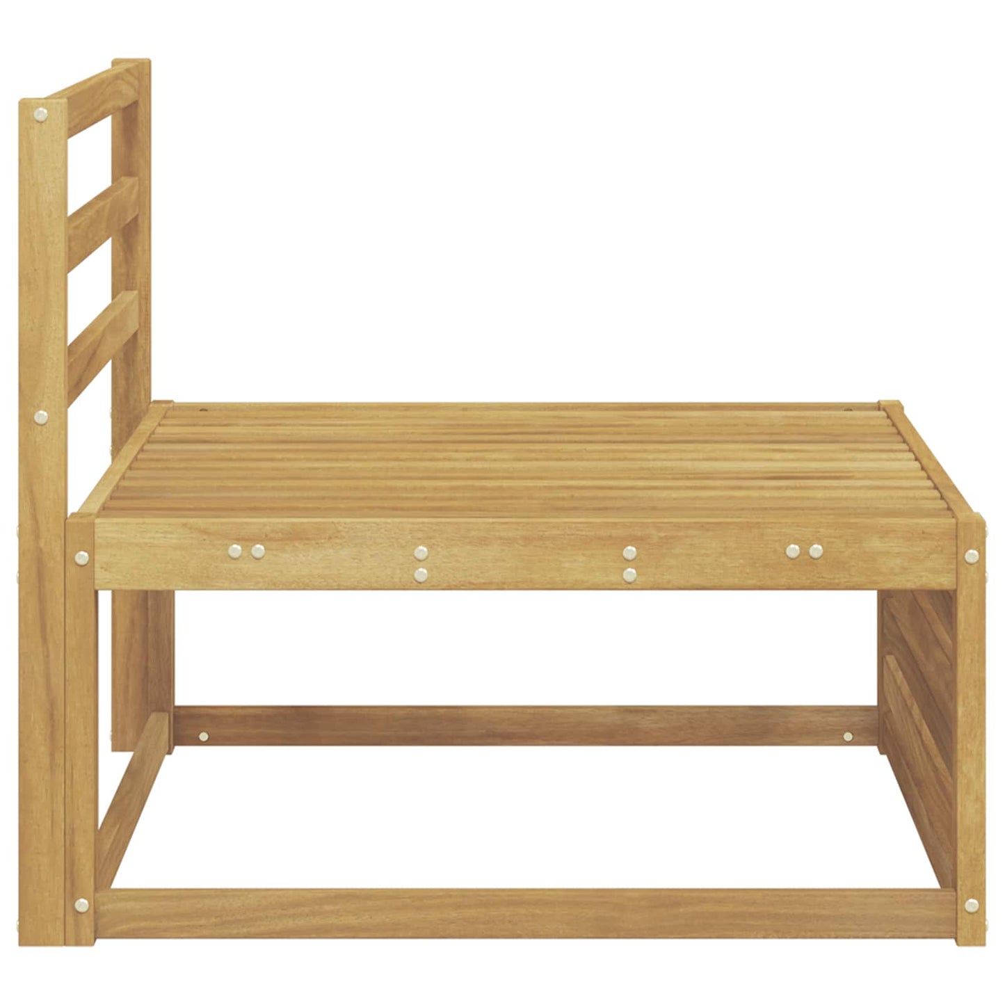 Buiten Midden Sofa Massief Acaciahout Wit 83 x 79 x 73 cm is nu te koop bij PeponiXL, paradijselijk wonen!