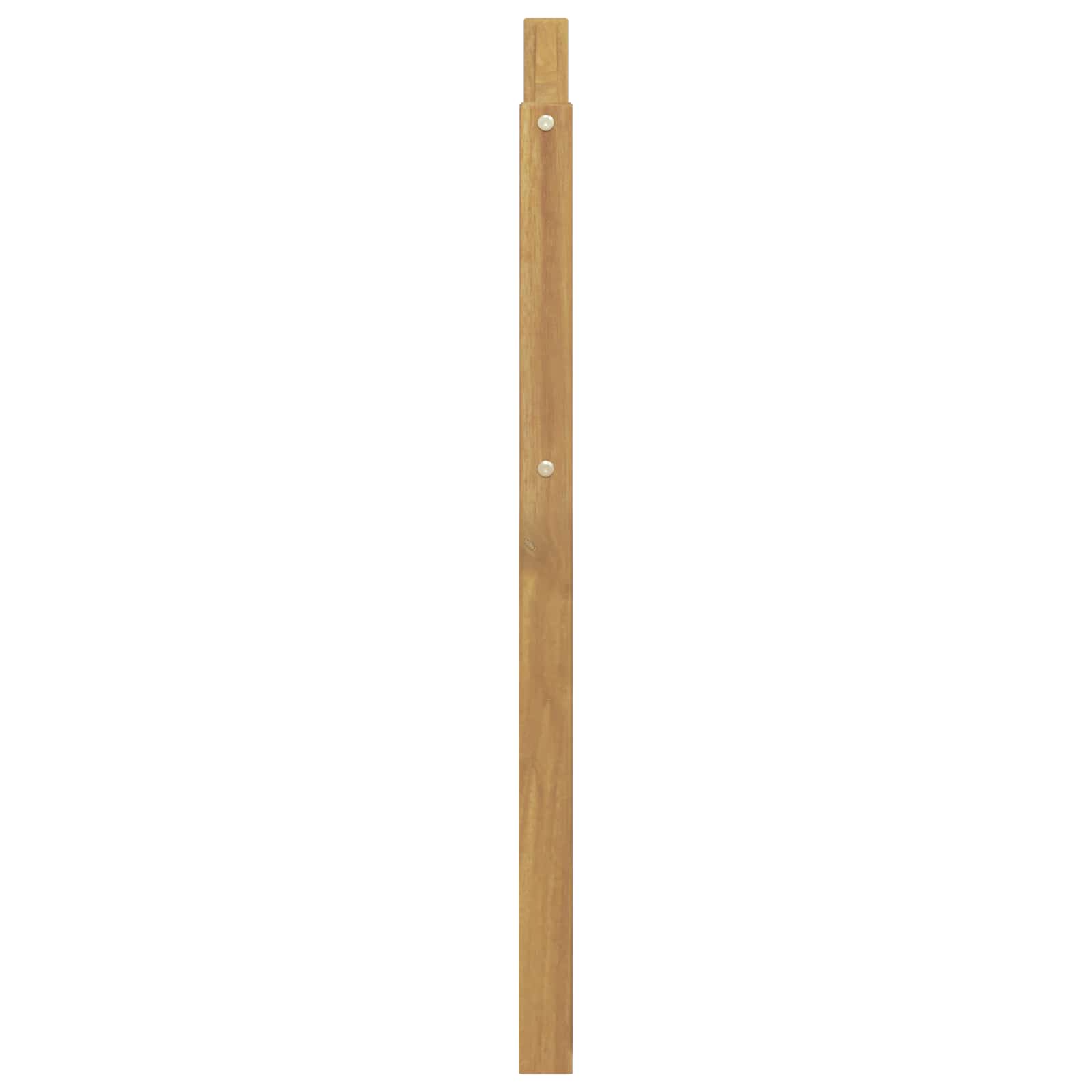 Rugleuning Module Wit 79 x 4 x 73 cm Massief Acaciahout is nu te koop bij PeponiXL, paradijselijk wonen!