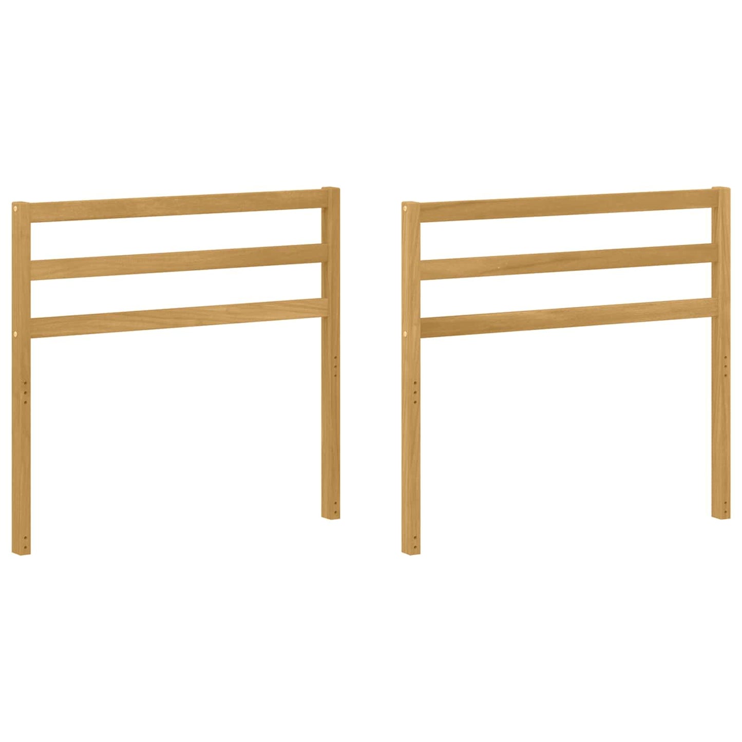 Armleuningen Module 2 pcs Wit 79 x 4 x 73 cm Massief Acaciahout is nu te koop bij PeponiXL, paradijselijk wonen!