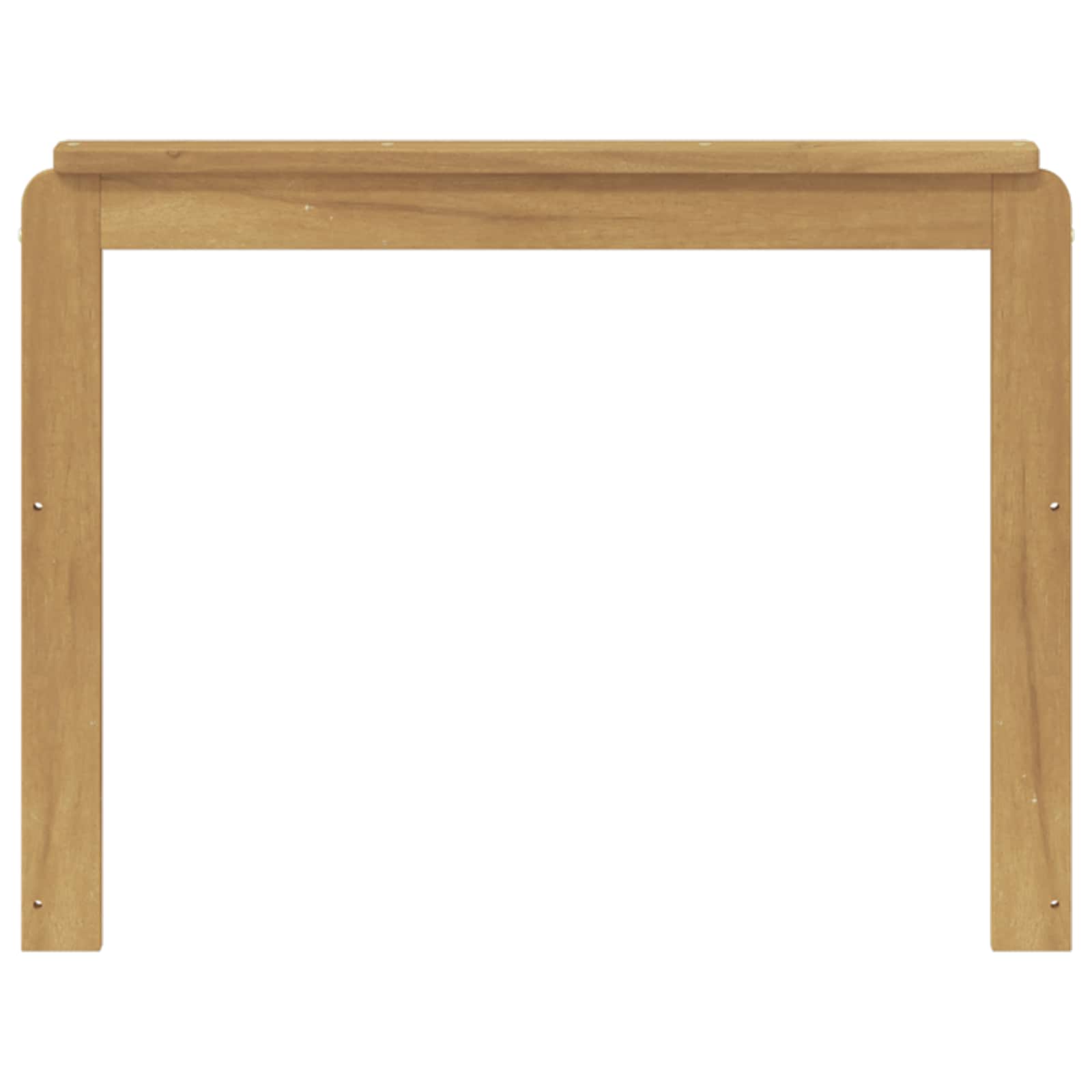 Armleuningen Module 2 pcs Wit 79 x 6 x 61 cm Massief Acaciahout is nu te koop bij PeponiXL, paradijselijk wonen!