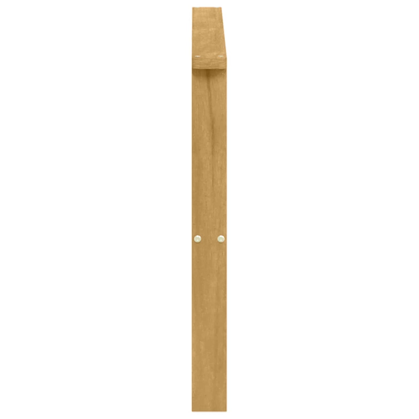 Armleuningen Module 2 pcs Wit 80 x 6 x 61 cm Massief Acaciahout is nu te koop bij PeponiXL, paradijselijk wonen!