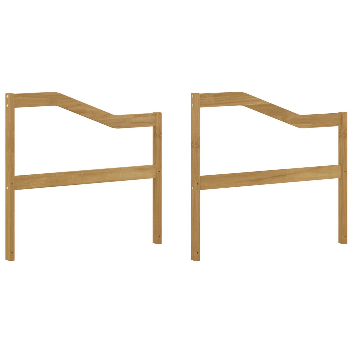 Armleuningen Module 2 pcs Wit 79 x 4 x 73 cm Massief Acaciahout is nu te koop bij PeponiXL, paradijselijk wonen!