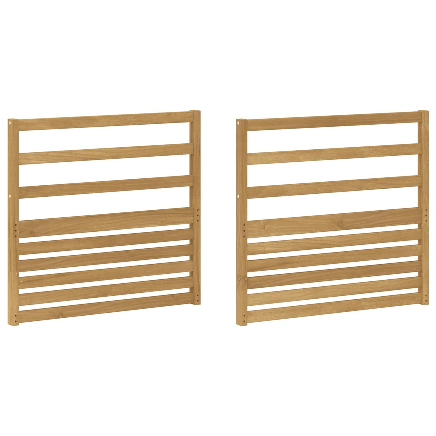 Armleuningen module 2 pcs Wit 79 x 4 x 73 cm Massief Acaciahout is nu te koop bij PeponiXL, paradijselijk wonen!