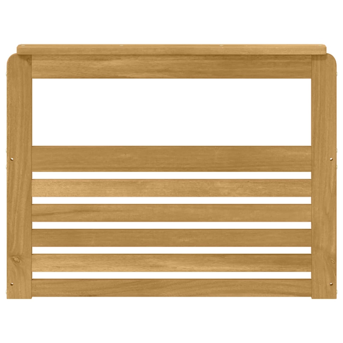 Armleuningen Module 2 pcs Wit 79 x 6 x 61 cm Massief Acaciahout is nu te koop bij PeponiXL, paradijselijk wonen!