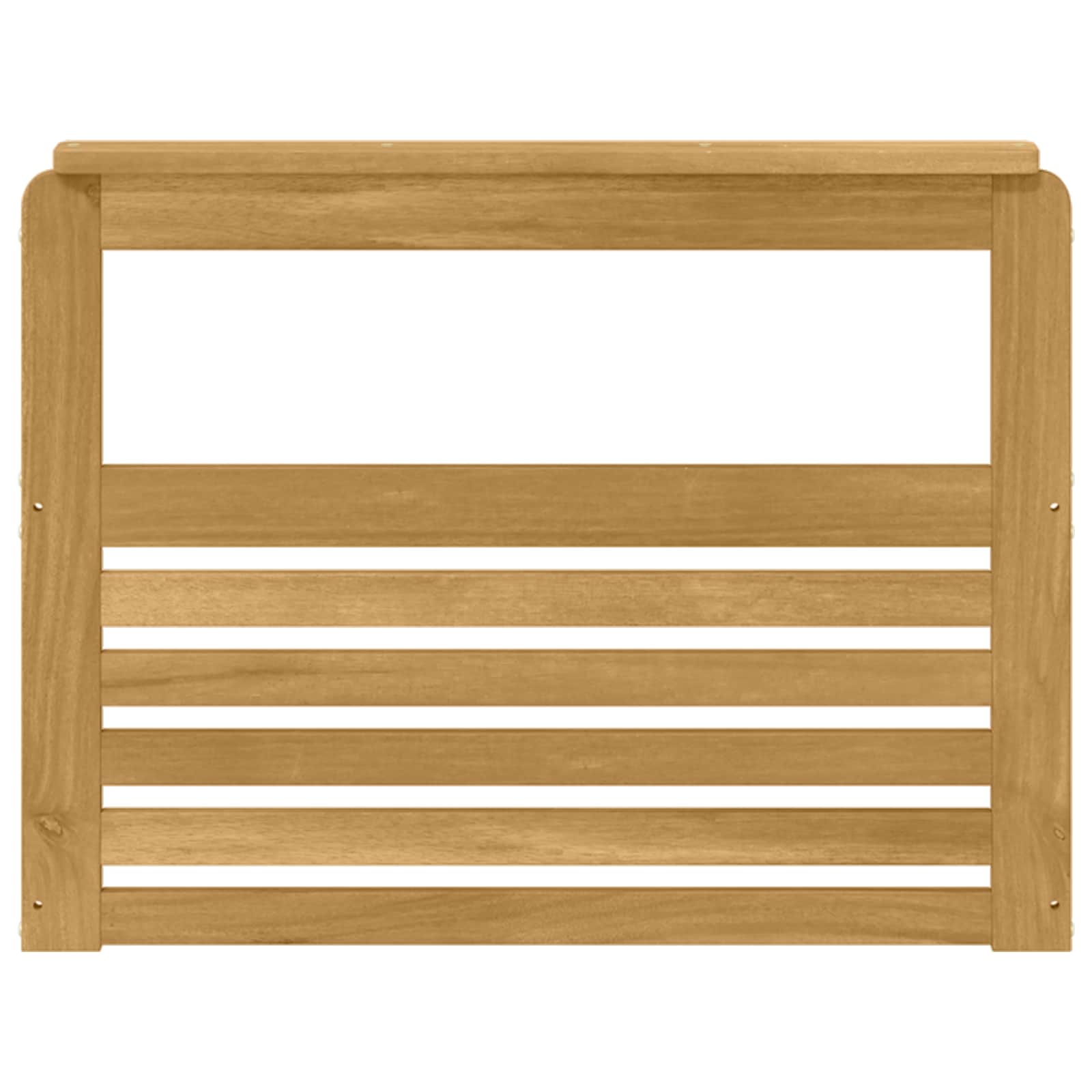 Armleuningen Module 2 pcs Wit 79 x 6 x 61 cm Massief Acaciahout is nu te koop bij PeponiXL, paradijselijk wonen!