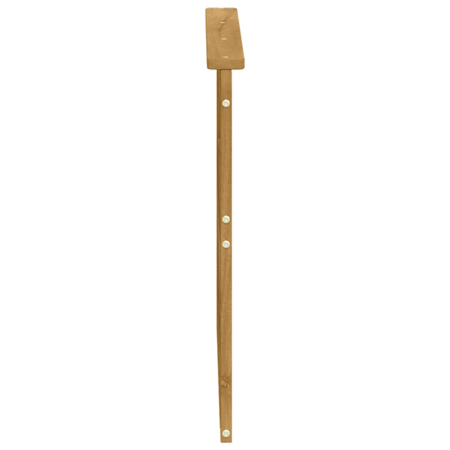 Armleuningen Module 2 pcs Wit 79 x 6 x 61 cm Massief Acaciahout is nu te koop bij PeponiXL, paradijselijk wonen!