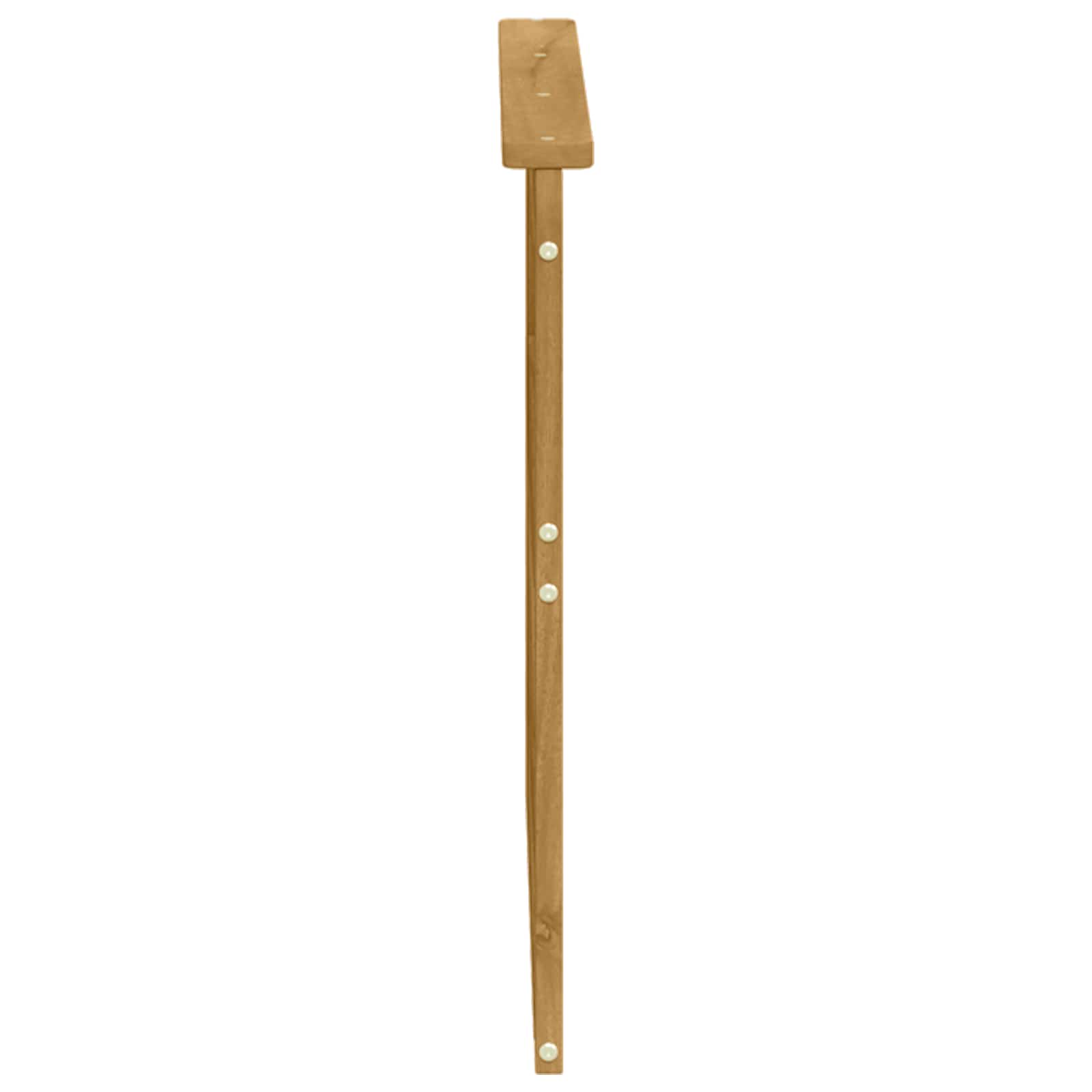 Armleuningen Module 2 pcs Wit 79 x 6 x 61 cm Massief Acaciahout is nu te koop bij PeponiXL, paradijselijk wonen!