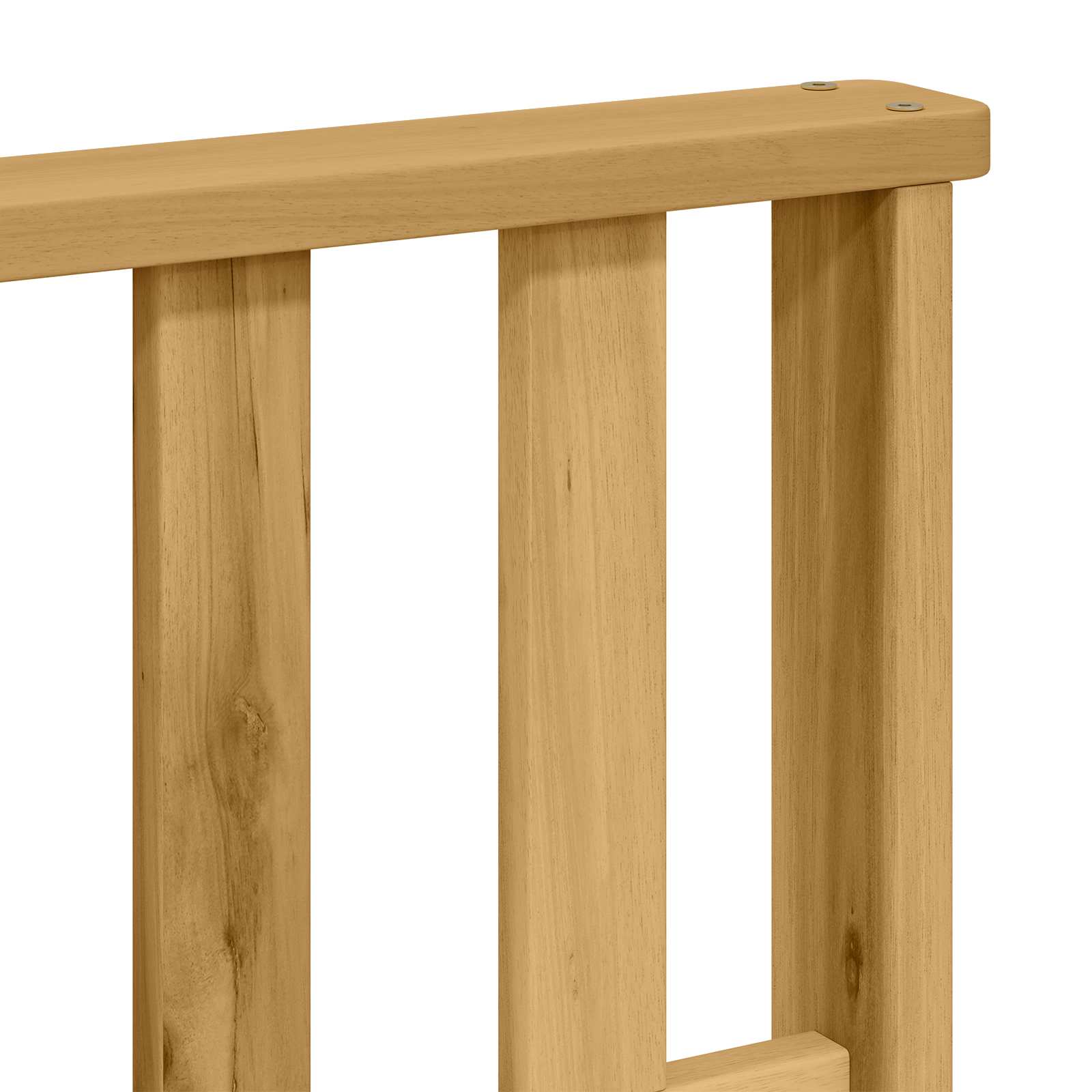 Armleuningen Module 2 pcs Wit 80 x 6 x 61 cm Massief Acaciahout is nu te koop bij PeponiXL, paradijselijk wonen!