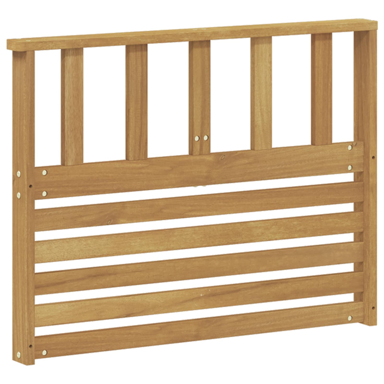 Armleuningen Module 2 pcs Wit 80 x 6 x 61 cm Massief Acaciahout is nu te koop bij PeponiXL, paradijselijk wonen!