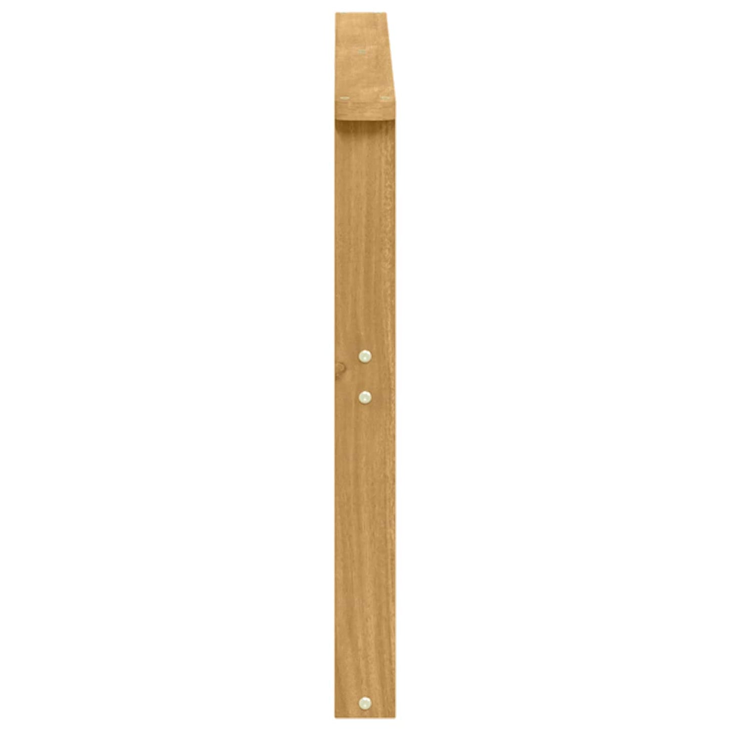 Armleuningen Module 2 pcs Wit 80 x 6 x 61 cm Massief Acaciahout is nu te koop bij PeponiXL, paradijselijk wonen!