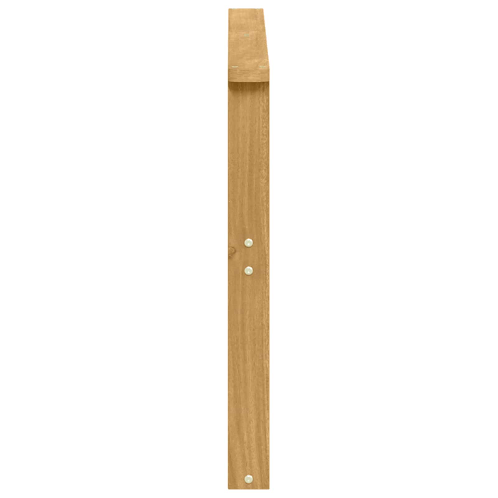 Armleuningen Module 2 pcs Wit 80 x 6 x 61 cm Massief Acaciahout is nu te koop bij PeponiXL, paradijselijk wonen!