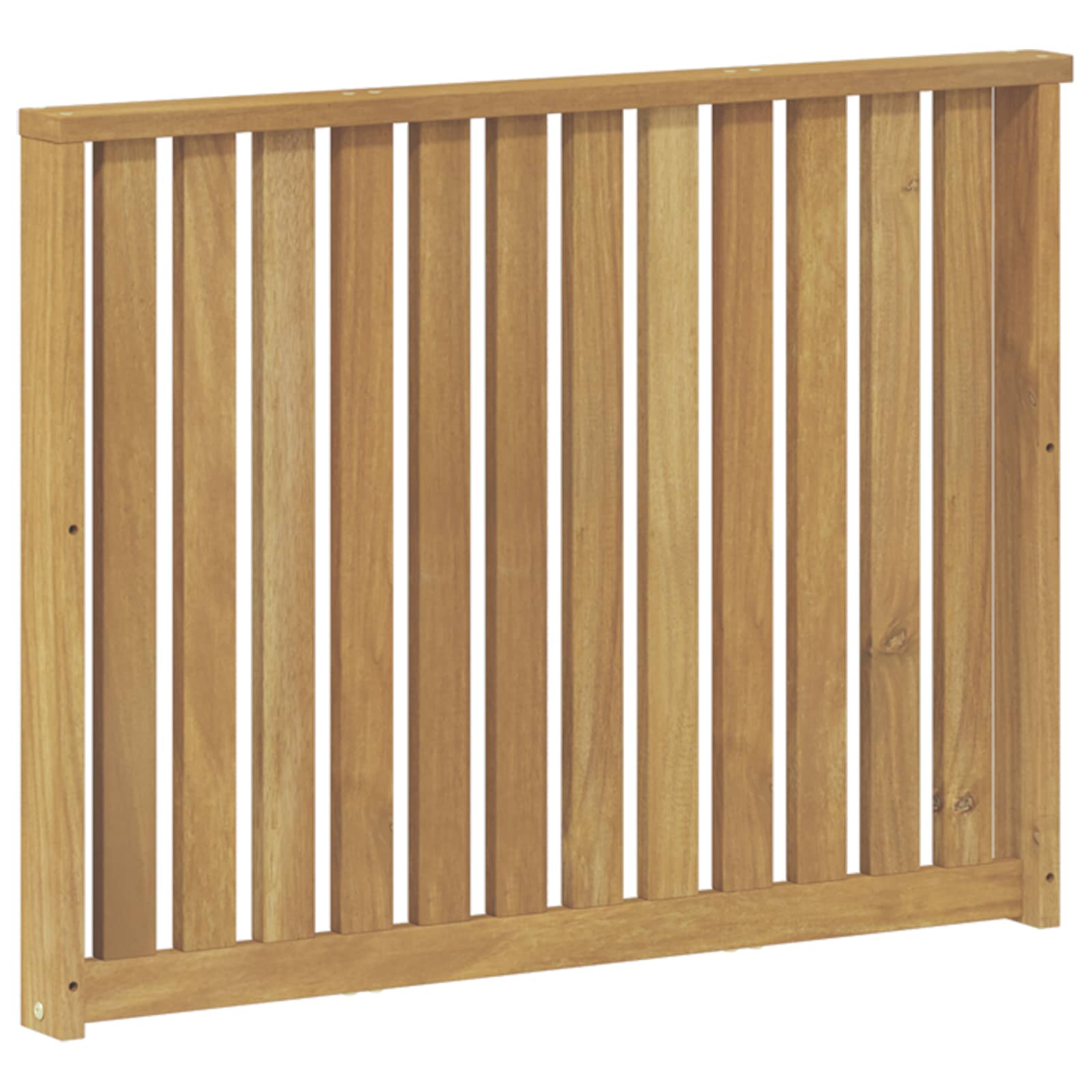 Armleuningen Module 2 pcs Wit 80 x 6 x 61 cm Massief Acaciahout is nu te koop bij PeponiXL, paradijselijk wonen!