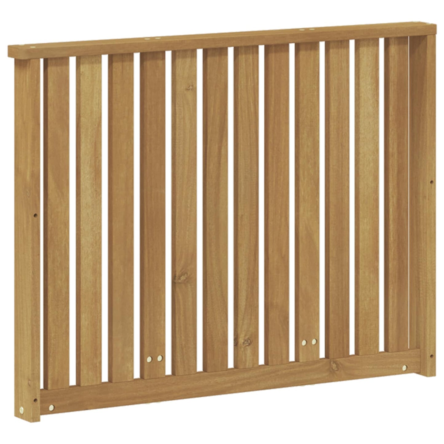 Armleuningen Module 2 pcs Wit 80 x 6 x 61 cm Massief Acaciahout is nu te koop bij PeponiXL, paradijselijk wonen!