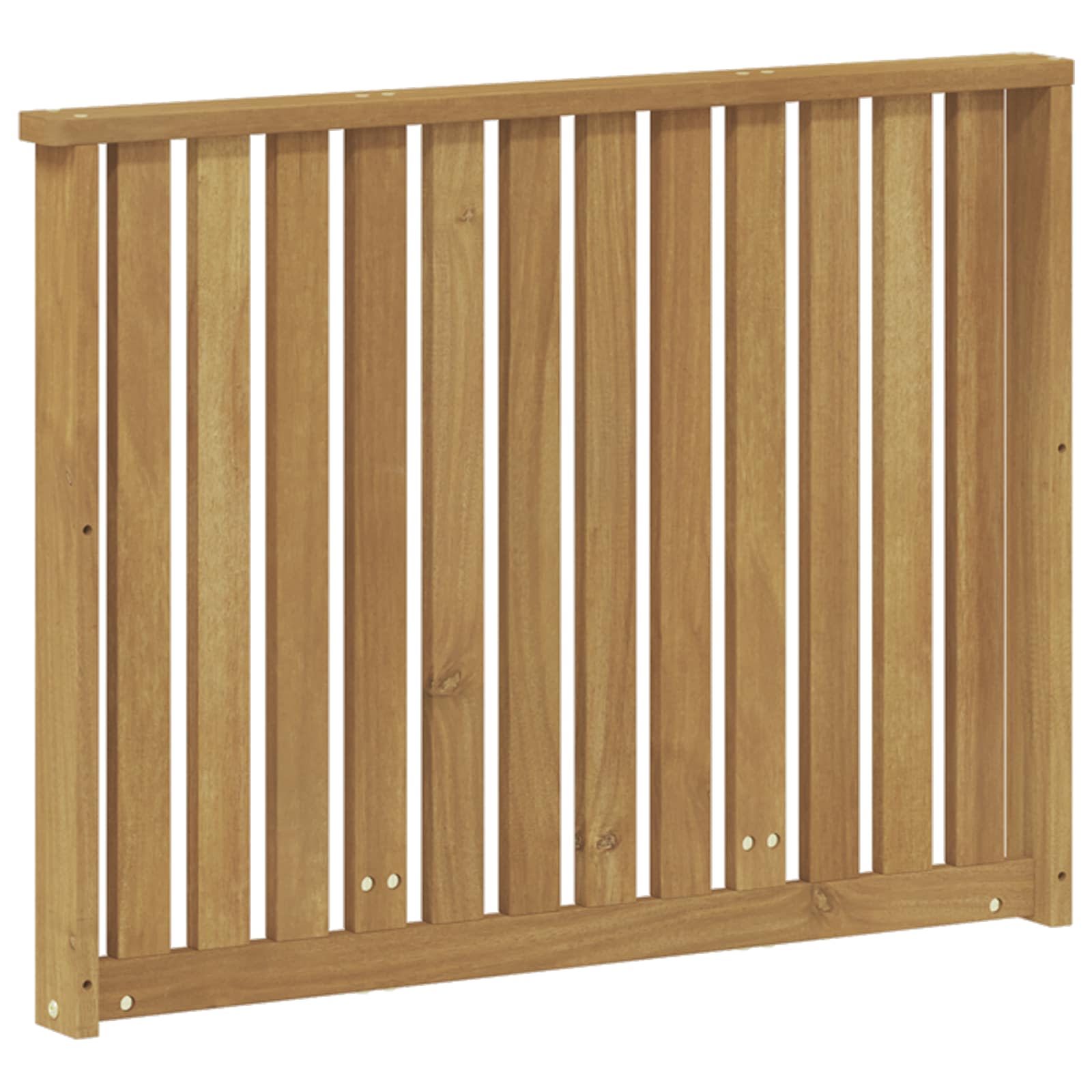 Armleuningen Module 2 pcs Wit 80 x 6 x 61 cm Massief Acaciahout is nu te koop bij PeponiXL, paradijselijk wonen!