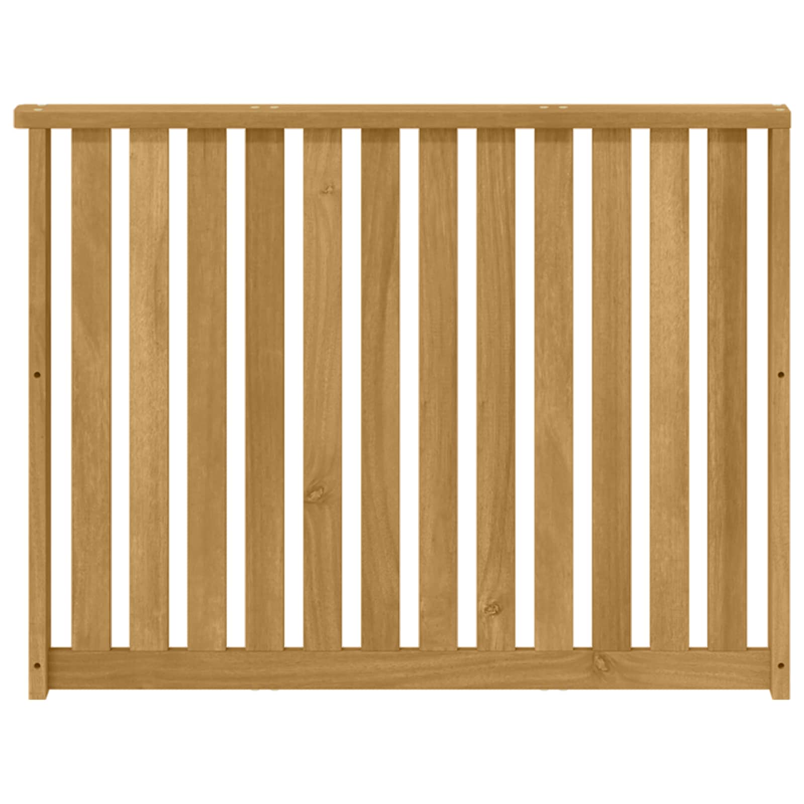 Armleuningen Module 2 pcs Wit 80 x 6 x 61 cm Massief Acaciahout is nu te koop bij PeponiXL, paradijselijk wonen!