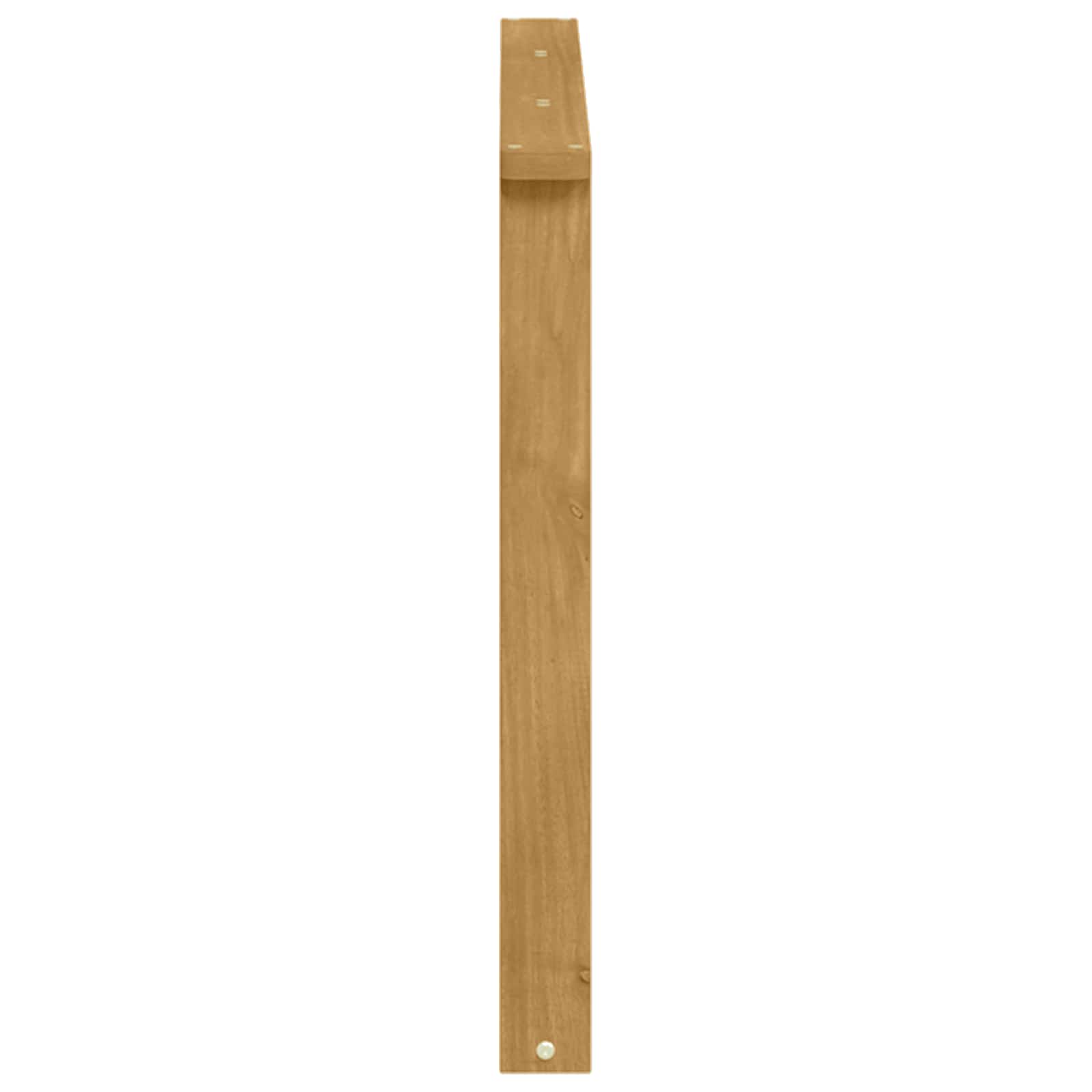 Armleuningen Module 2 pcs Wit 80 x 6 x 61 cm Massief Acaciahout is nu te koop bij PeponiXL, paradijselijk wonen!