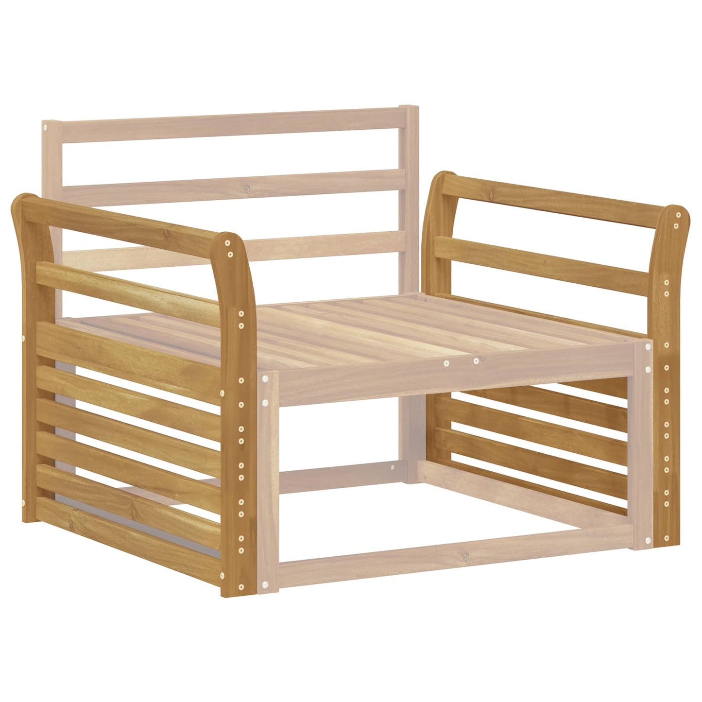 Armleuningen Module 2 pcs Wit 78,5 x 8,5 x 60 cm is nu te koop bij PeponiXL, paradijselijk wonen!