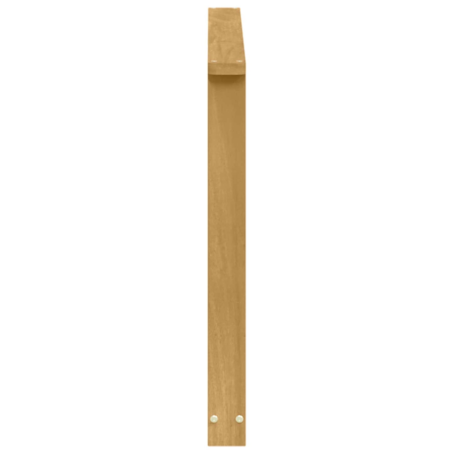 Armleuningen Module 2 pcs Wit 80 x 6 x 61 cm Massief Acaciahout is nu te koop bij PeponiXL, paradijselijk wonen!