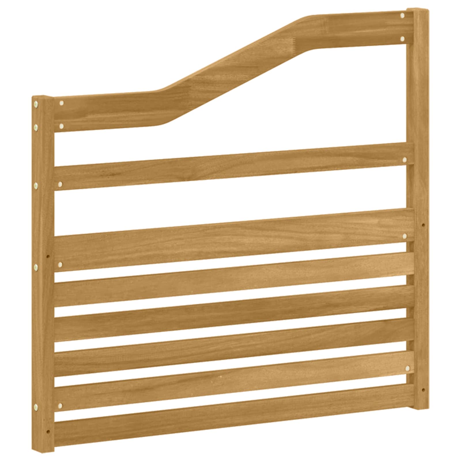 Armsteunmodule 2 pcs Wit 79 x 4 x 73 cm Massief Acaciahout is nu te koop bij PeponiXL, paradijselijk wonen!