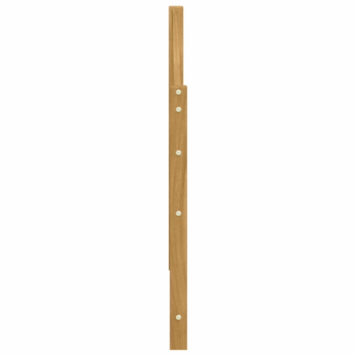 Armsteunmodule 2 pcs Wit 79 x 4 x 73 cm Massief Acaciahout is nu te koop bij PeponiXL, paradijselijk wonen!