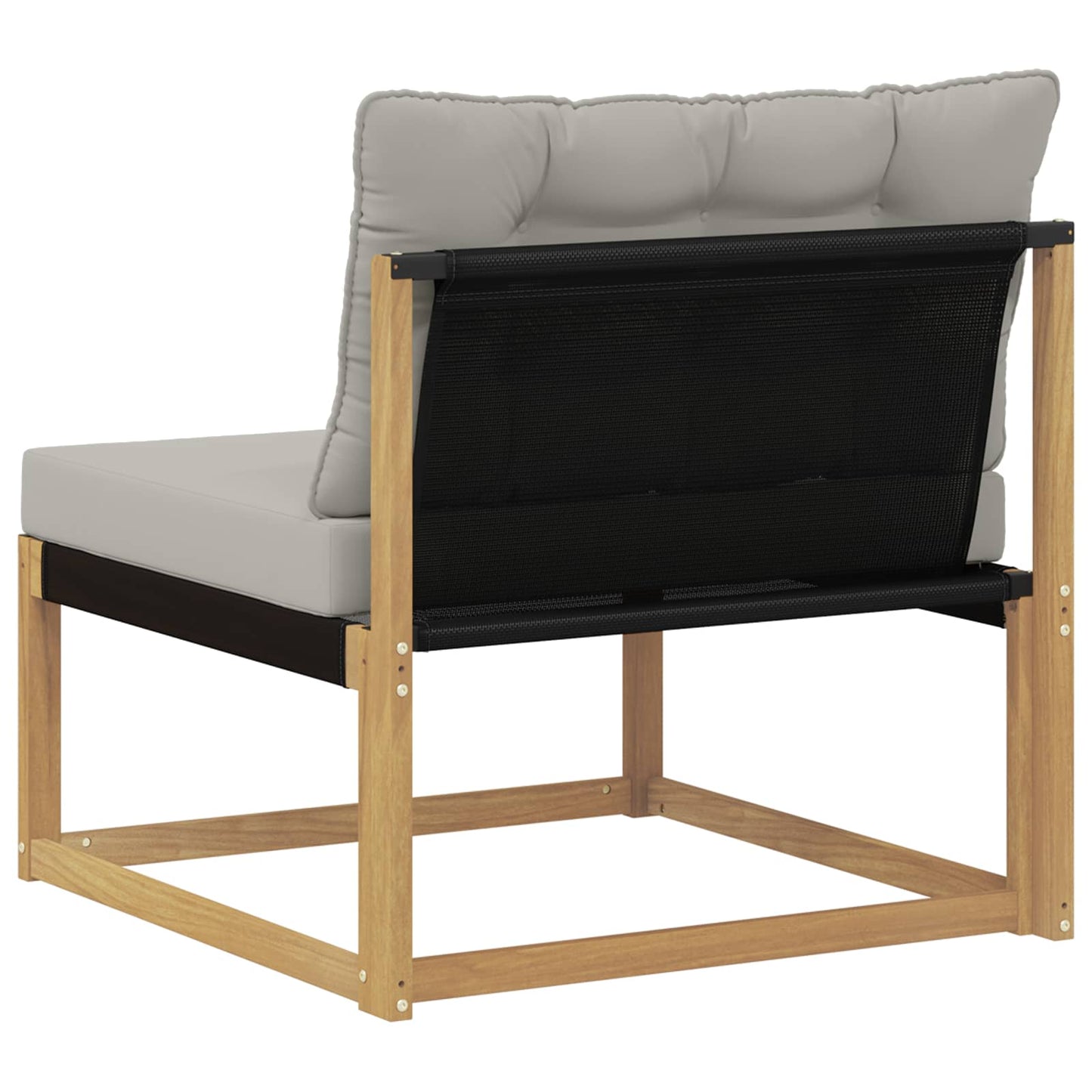 Buiten Midden Sofa met kussen Wit 79 x 83 x 73 cm staal