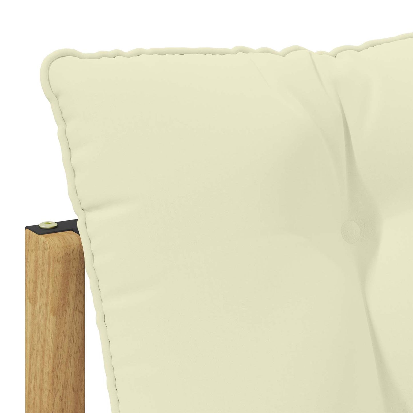 Buiten Midden Sofa Massief Acaciahout en Textilene Wit is nu te koop bij PeponiXL, paradijselijk wonen!