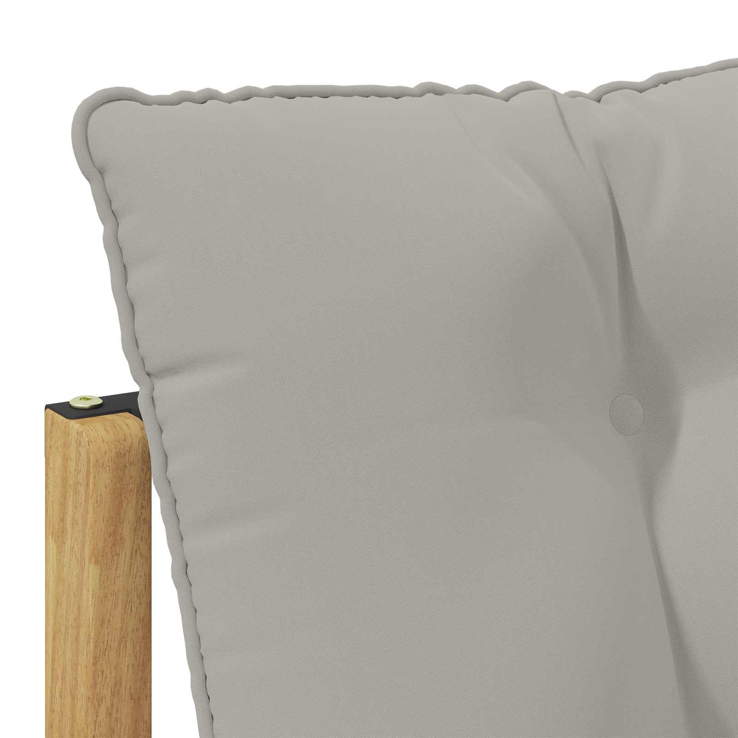 Buiten Midden Sofa Massief Acaciahout en Textilene Wit is nu te koop bij PeponiXL, paradijselijk wonen!