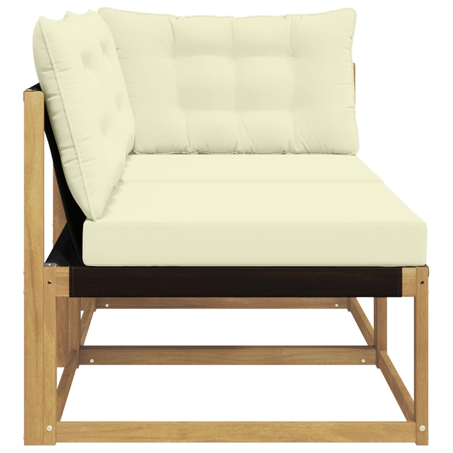 Sectie Sofa Eenheden met kussen Wit 162,5 x 83 x 73 cm is nu te koop bij PeponiXL, paradijselijk wonen!