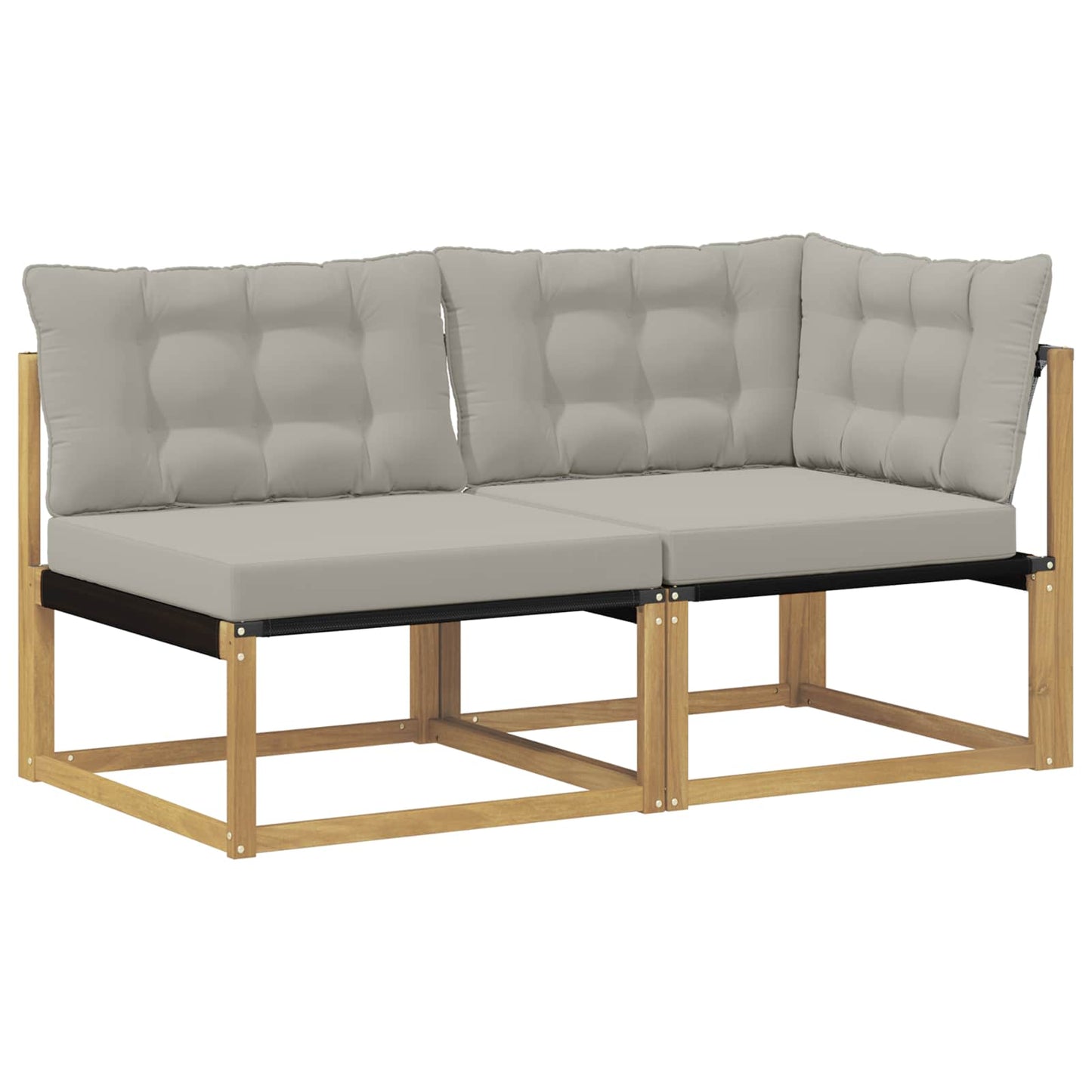 Sectie Sofa Eenheden met kussen Wit 162,5 x 83 x 73 cm is nu te koop bij PeponiXL, paradijselijk wonen!