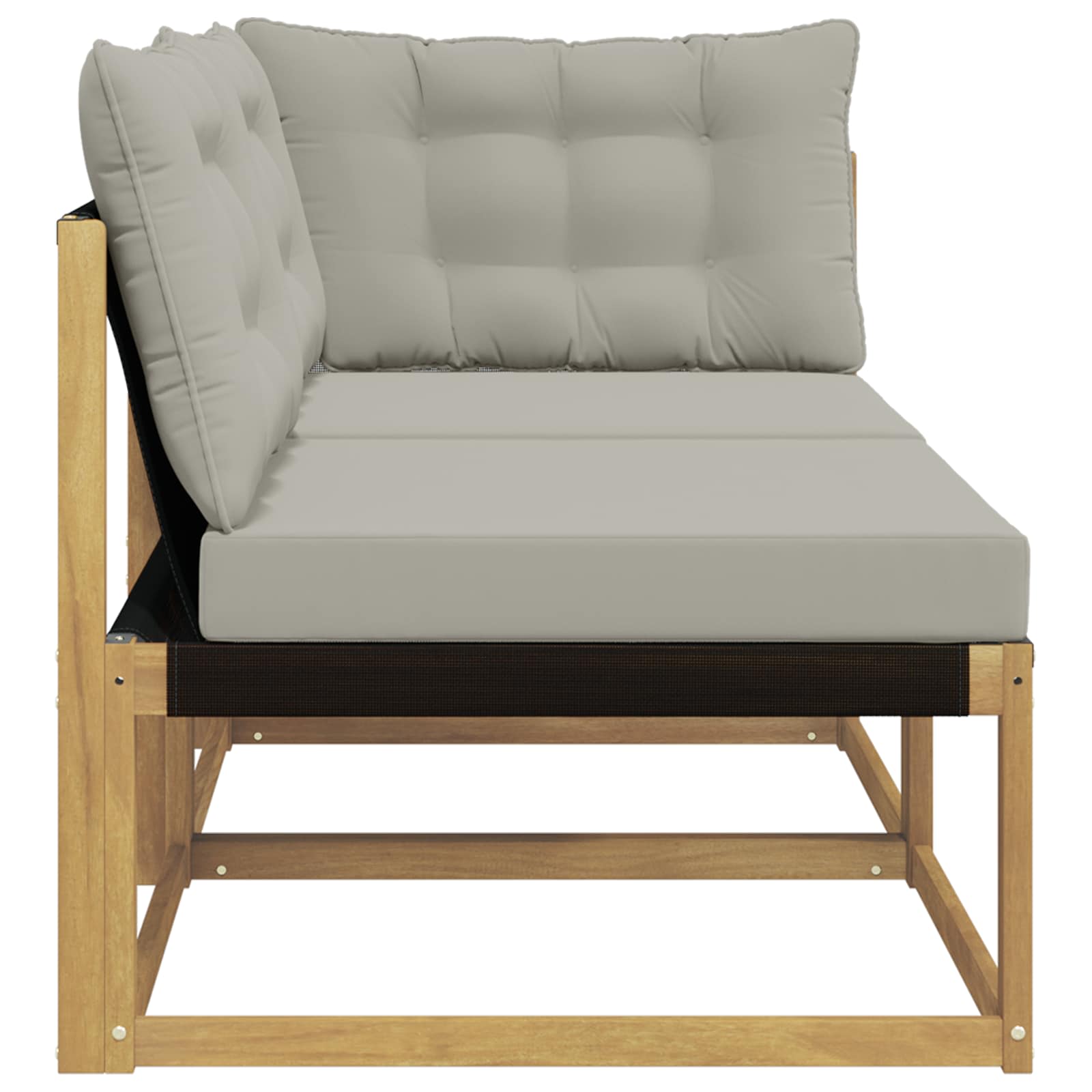 Sectie Sofa Eenheden met kussen Wit 162,5 x 83 x 73 cm is nu te koop bij PeponiXL, paradijselijk wonen!