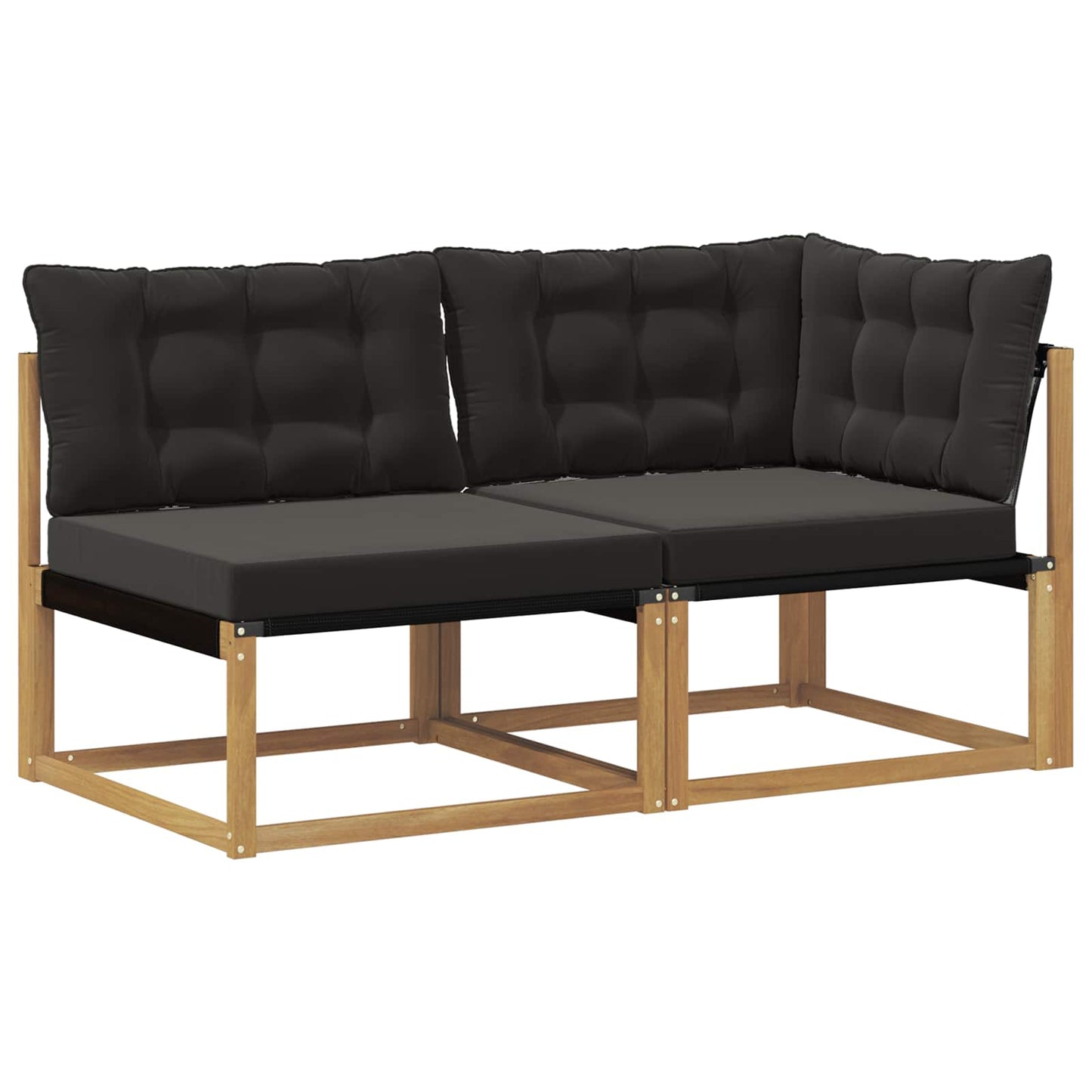 Sectie Sofa Eenheden met kussen Wit 162,5 x 83 x 73 cm is nu te koop bij PeponiXL, paradijselijk wonen!