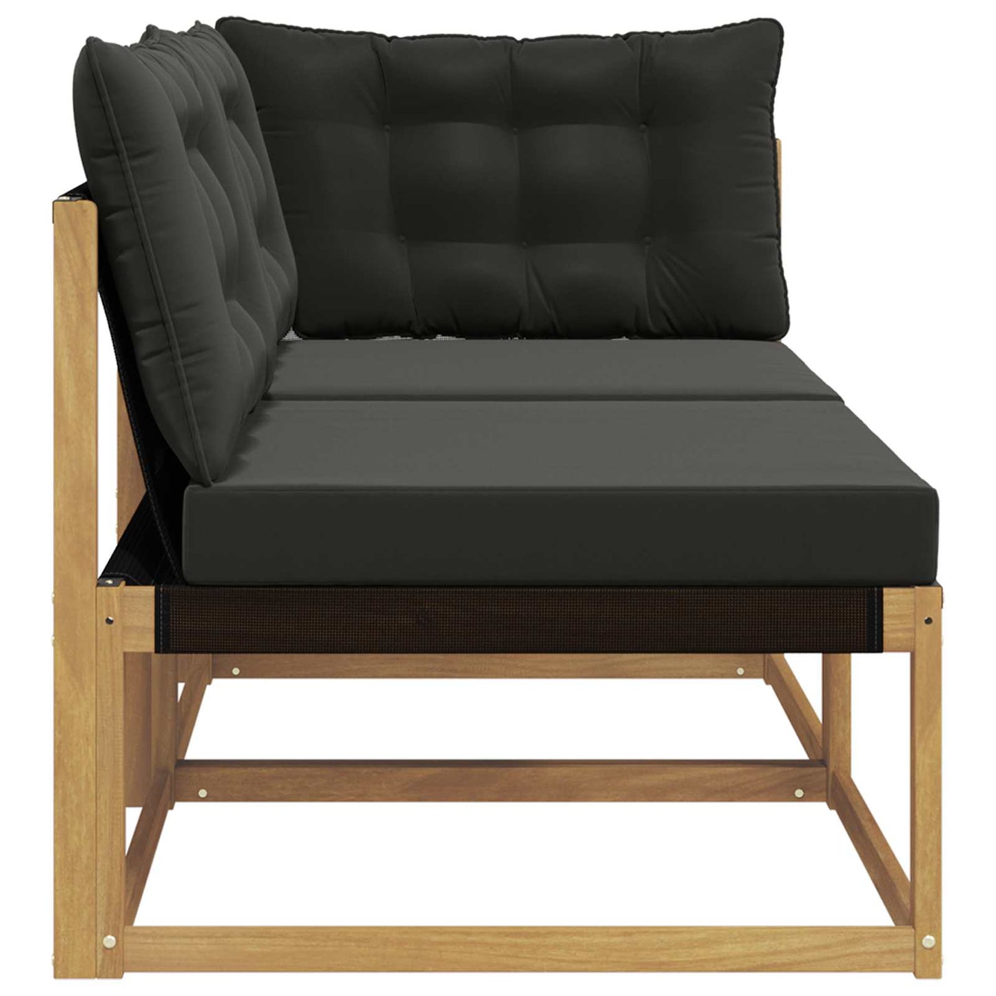 Sectie Sofa Eenheden met kussen Wit 162,5 x 83 x 73 cm is nu te koop bij PeponiXL, paradijselijk wonen!
