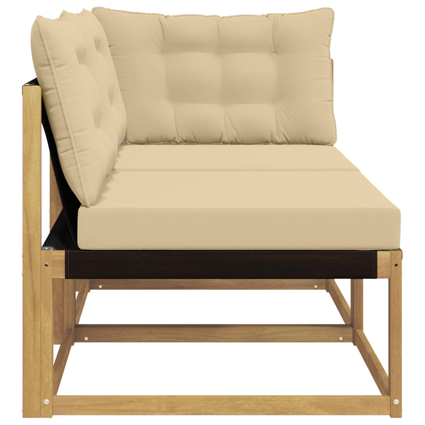Sectie Sofa Eenheden met kussen Wit 162,5 x 83 x 73 cm is nu te koop bij PeponiXL, paradijselijk wonen!