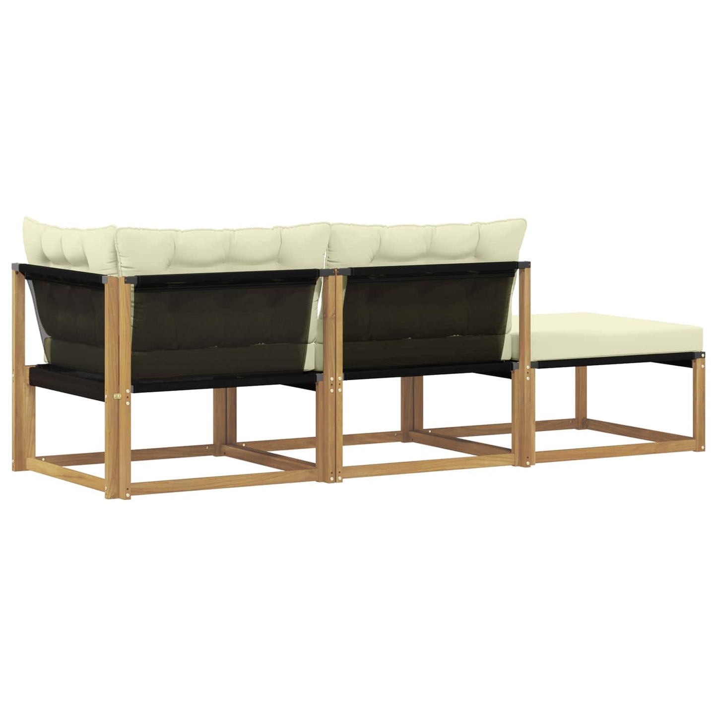 Sectie Sofa Eenheden met kussen Wit 241,5 x 83 x 73 cm is nu te koop bij PeponiXL, paradijselijk wonen!