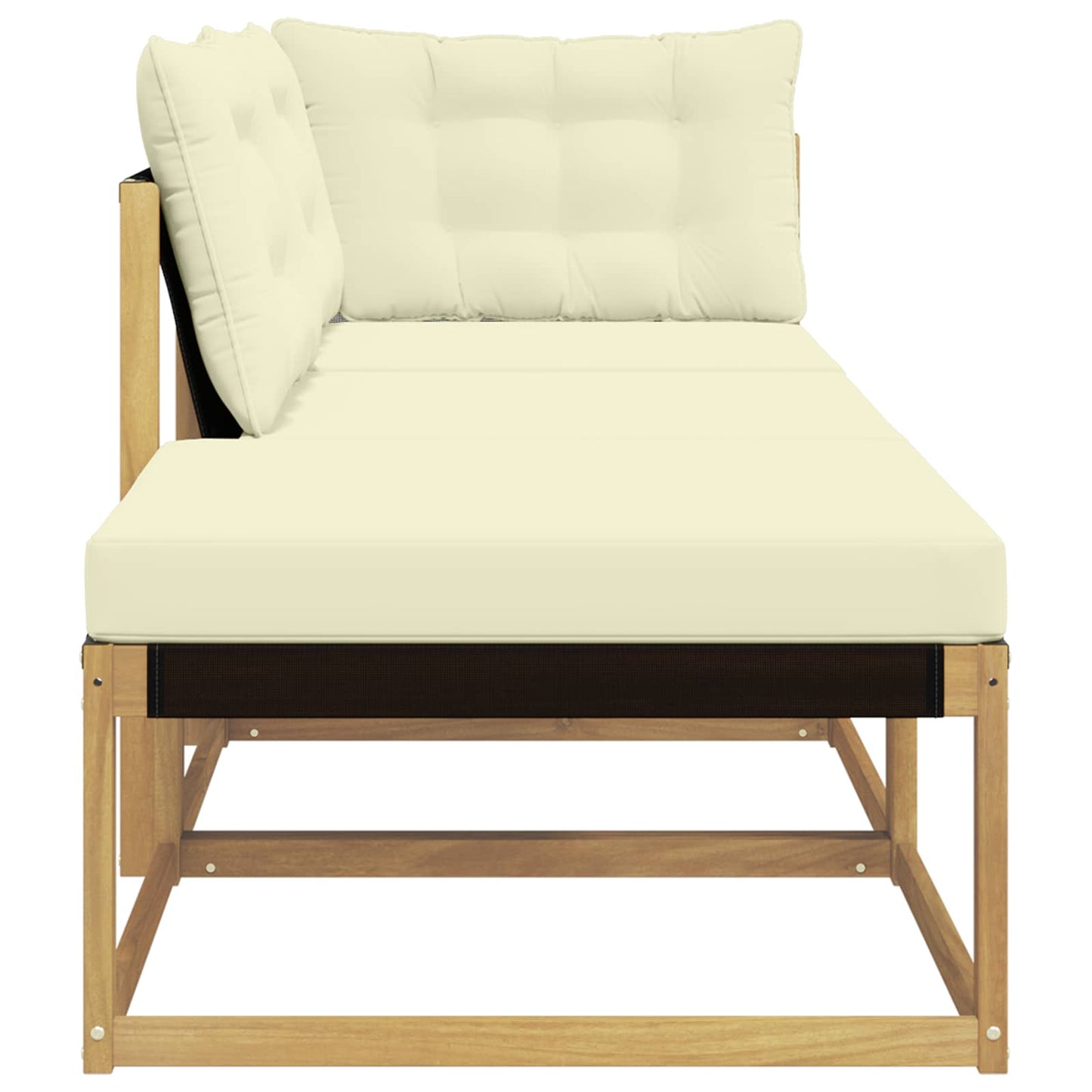 Sectie Sofa Eenheden met kussen Wit 241,5 x 83 x 73 cm is nu te koop bij PeponiXL, paradijselijk wonen!