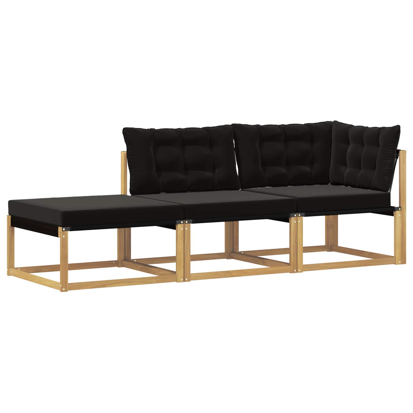 Sectie Sofa Eenheden met kussen Wit 241,5 x 83 x 73 cm is nu te koop bij PeponiXL, paradijselijk wonen!