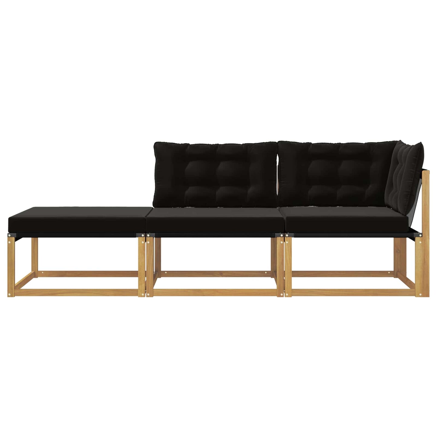Sectie Sofa Eenheden met kussen Wit 241,5 x 83 x 73 cm is nu te koop bij PeponiXL, paradijselijk wonen!