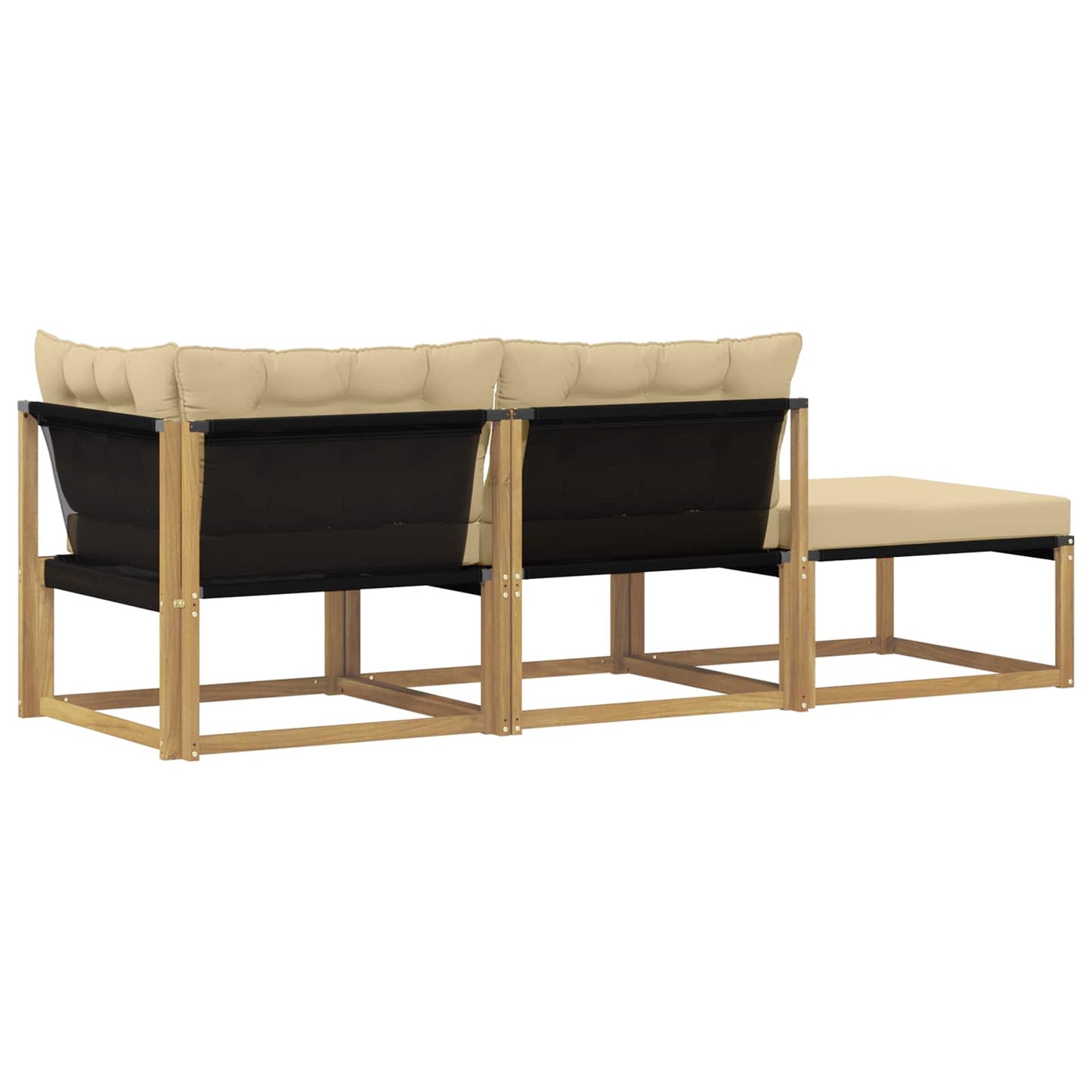 Sectie Sofa Eenheden met kussen Wit 241,5 x 83 x 73 cm is nu te koop bij PeponiXL, paradijselijk wonen!