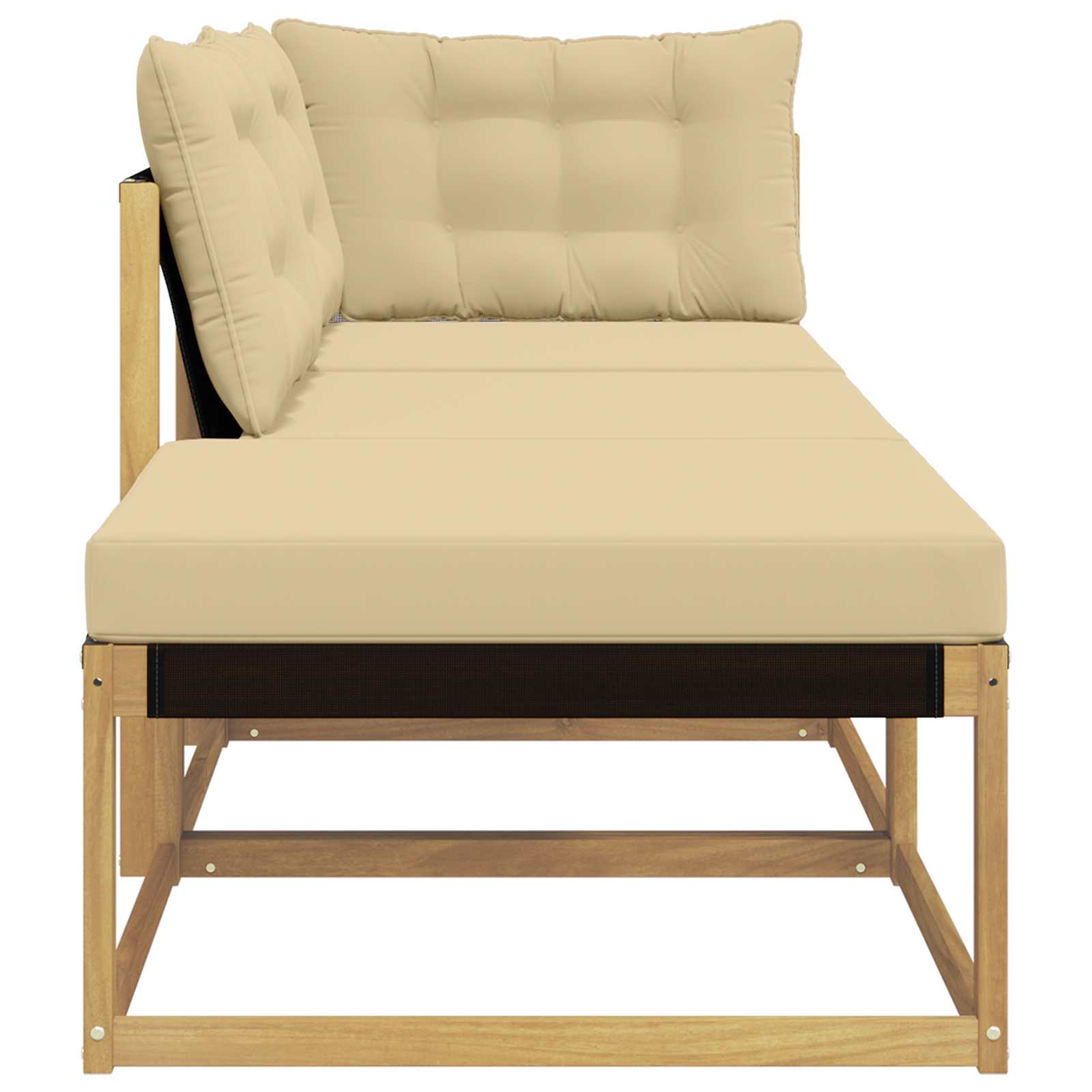 Sectie Sofa Eenheden met kussen Wit 241,5 x 83 x 73 cm is nu te koop bij PeponiXL, paradijselijk wonen!