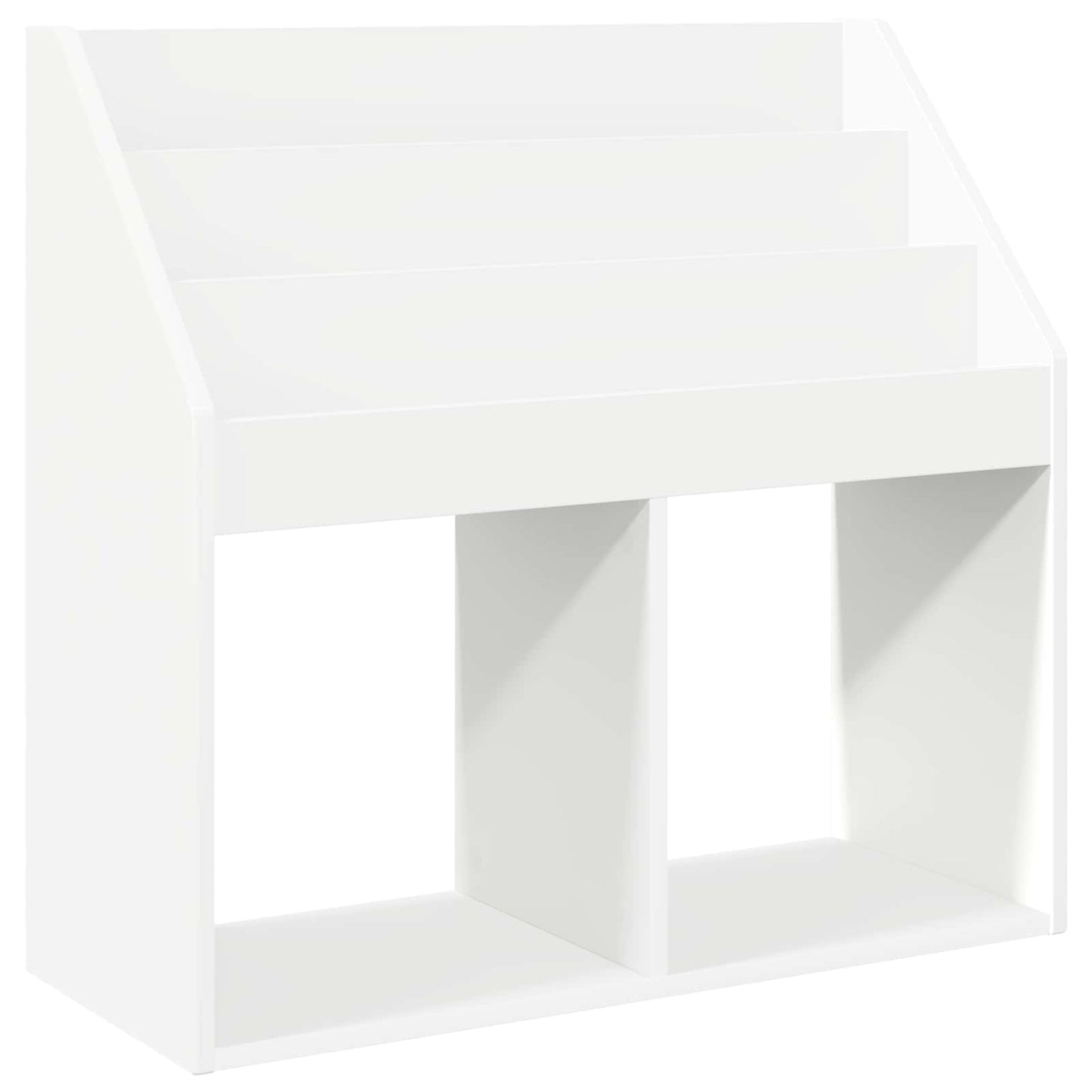 Kinderen Boekenkast Wit 72,5 x 29,5 x 69 cm Bewerkt hout is nu te koop bij PeponiXL, paradijselijk wonen!