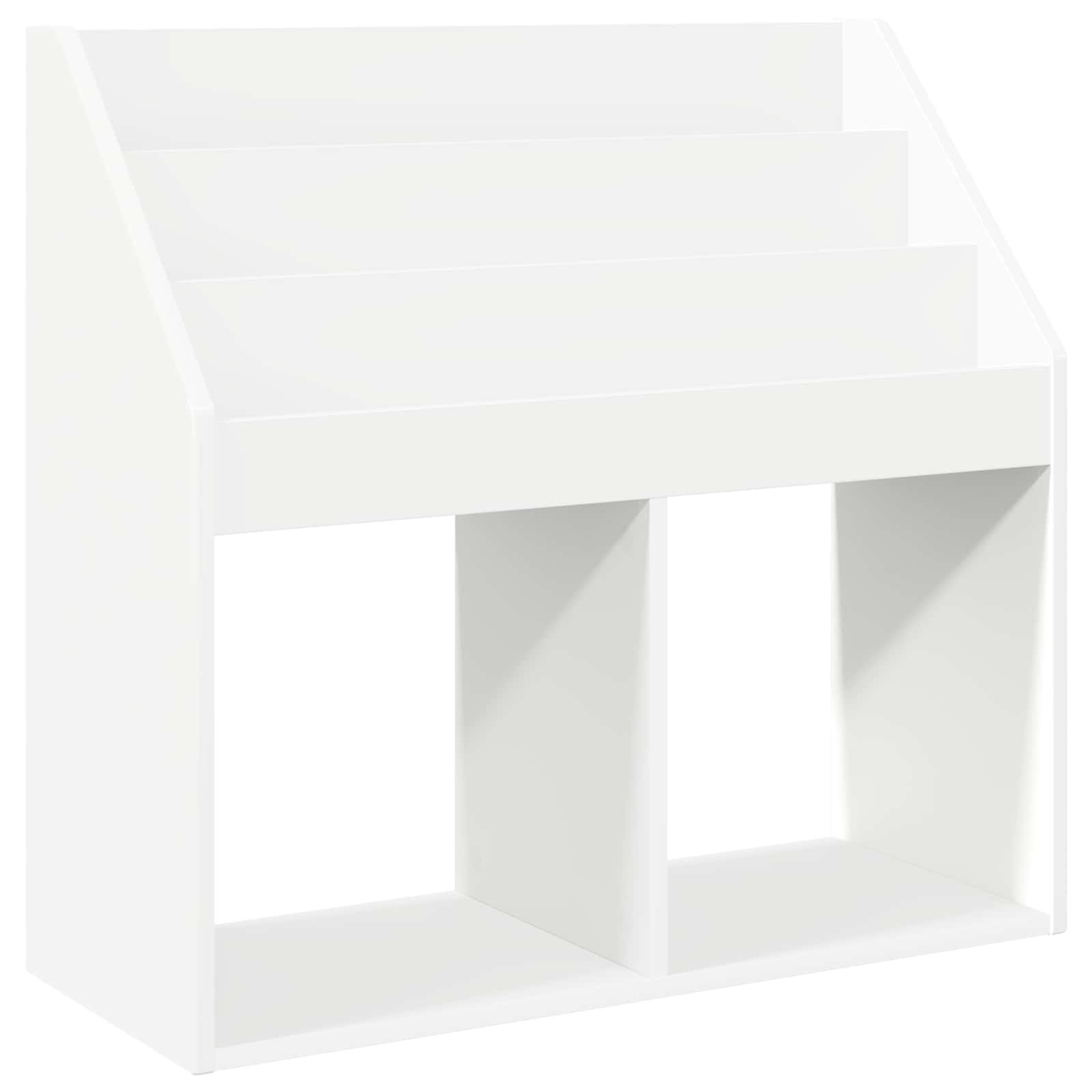 Kinderen Boekenkast Wit 72,5 x 29,5 x 69 cm Bewerkt hout is nu te koop bij PeponiXL, paradijselijk wonen!