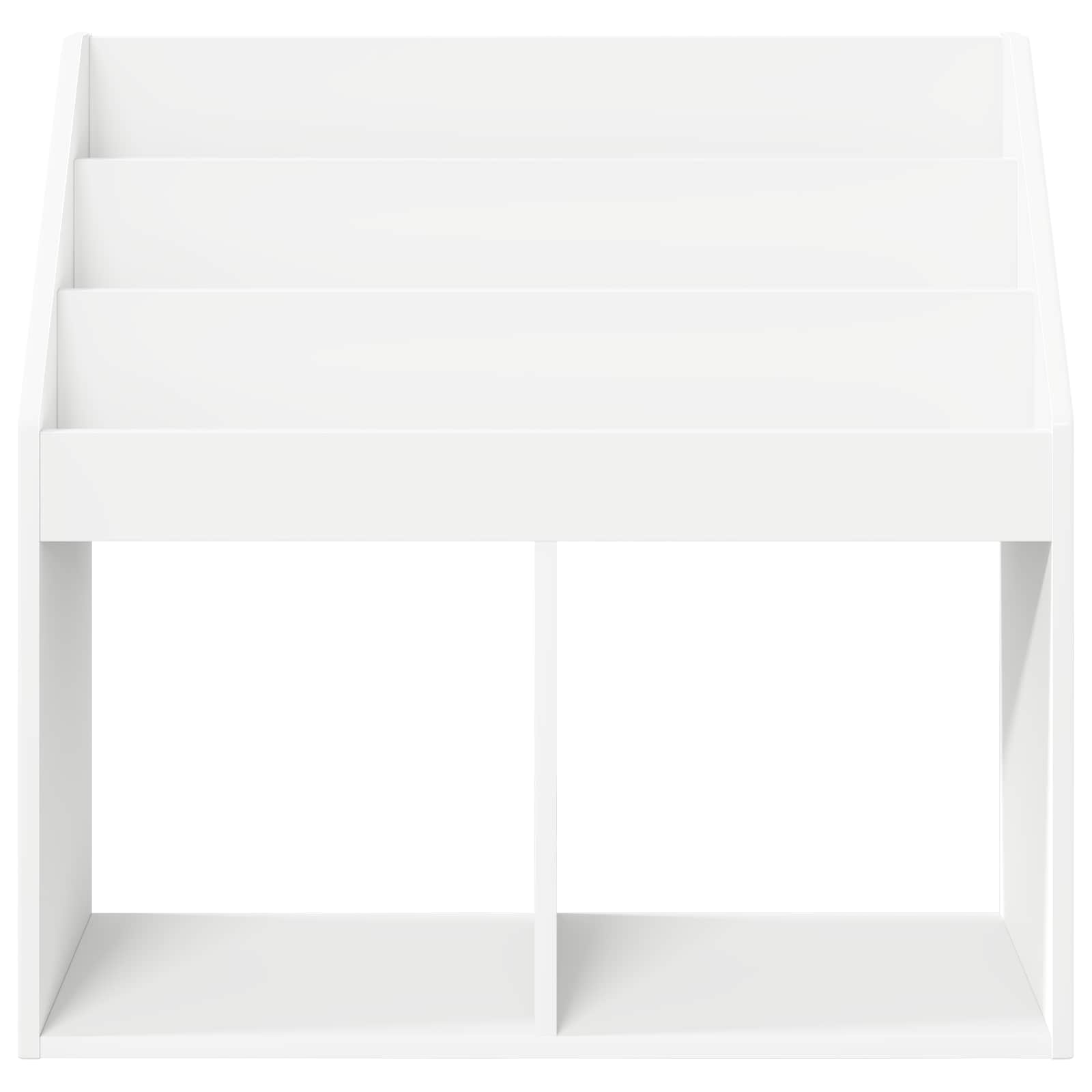 Kinderen Boekenkast Wit 72,5 x 29,5 x 69 cm Bewerkt hout is nu te koop bij PeponiXL, paradijselijk wonen!