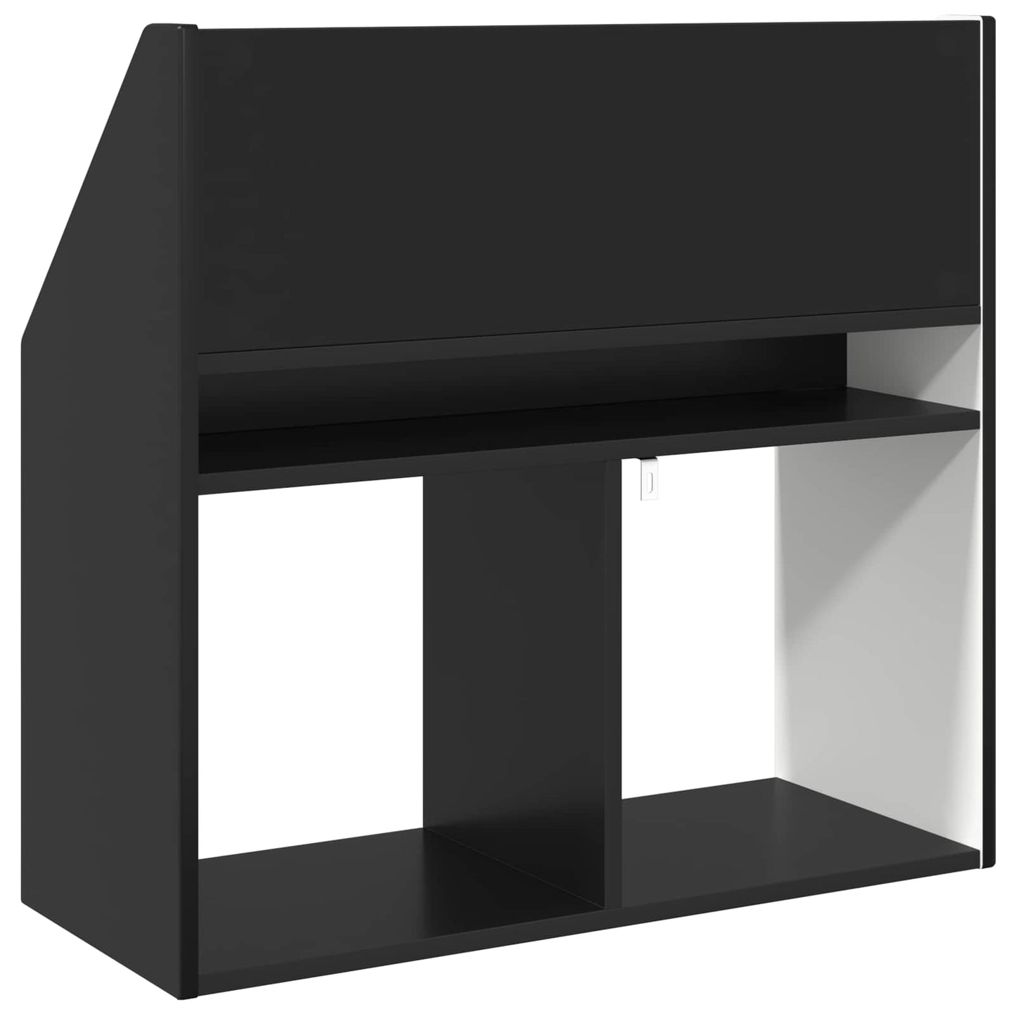 Kinderen Boekenkast Zwart 72,5 x 29,5 x 69 cm Bewerkt hout is nu te koop bij PeponiXL, paradijselijk wonen!